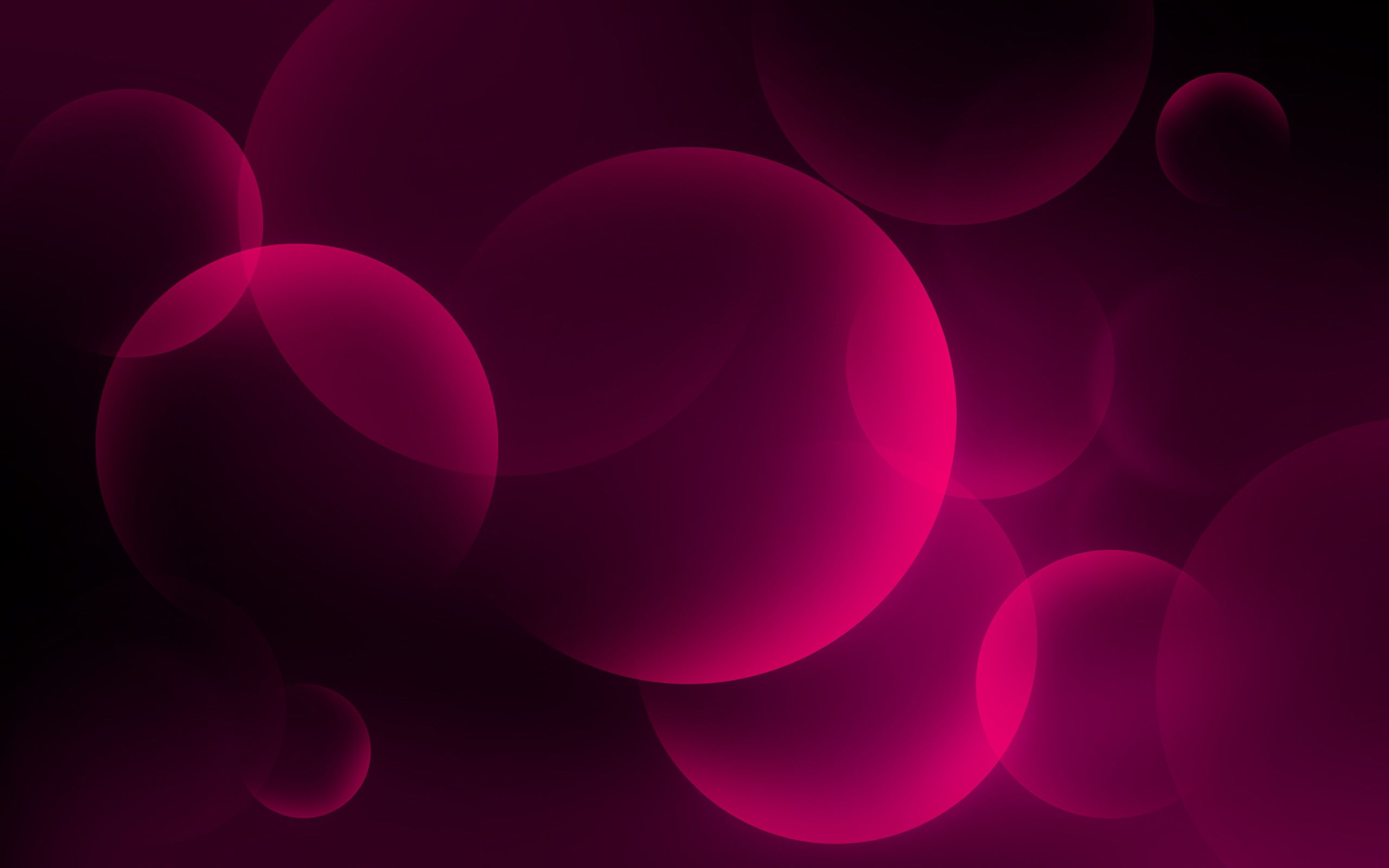 Sfere astratte rosa scuro, 2560x1600 2K+, Desktop