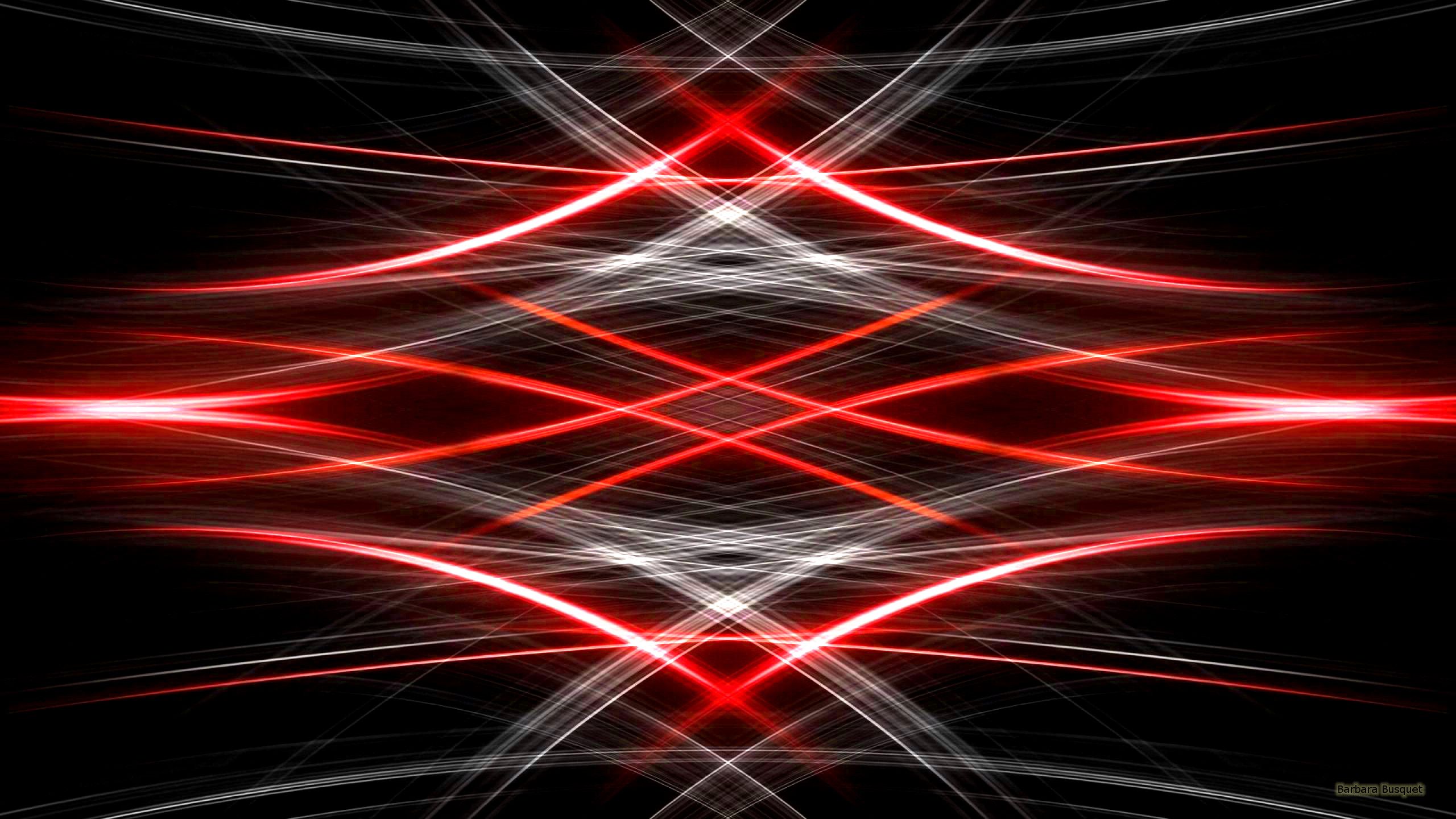 Linee astratte rosse e bianche, 2560x1440 QHD, Laptop