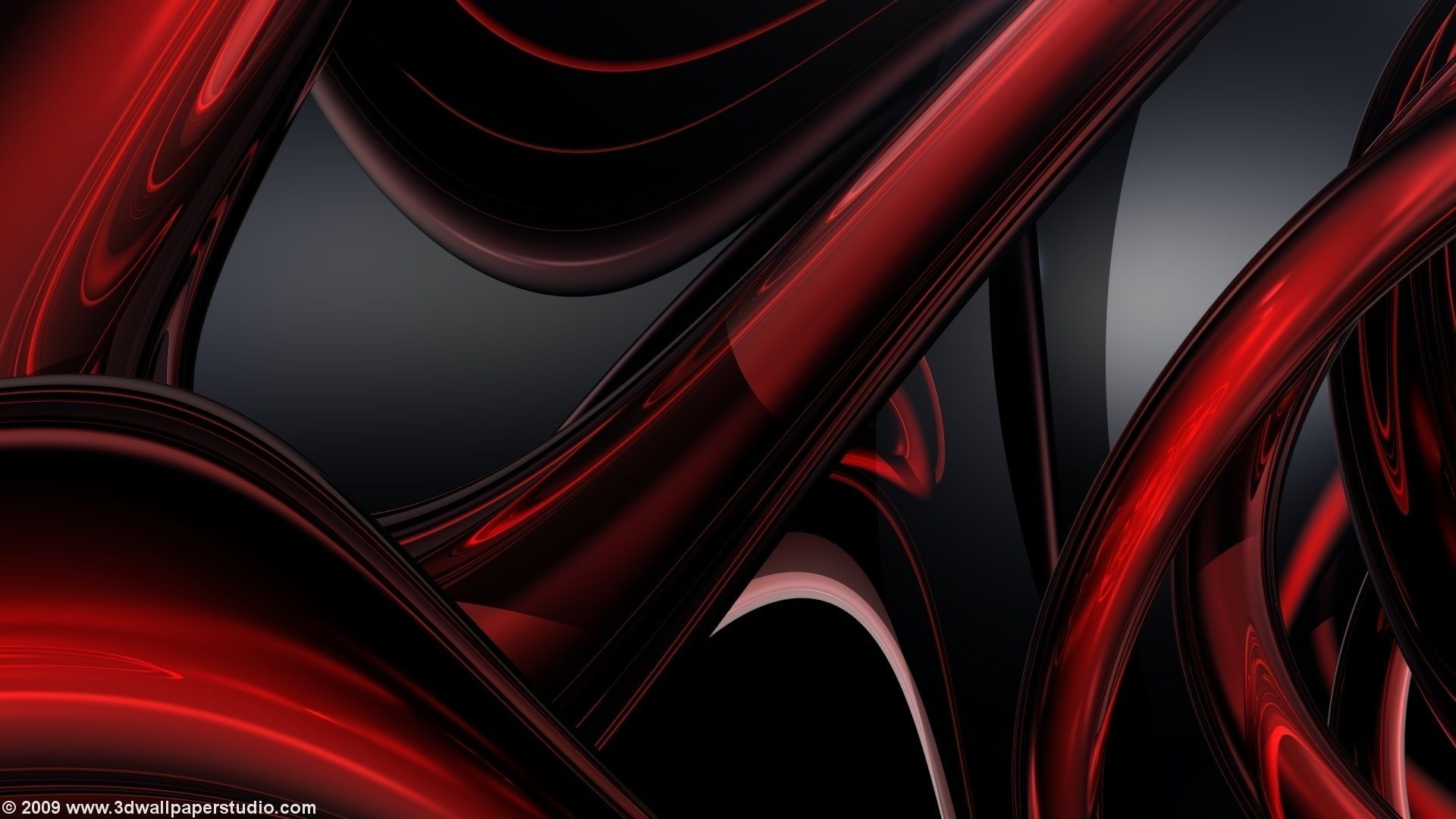 Forme astratte rosse e nere, 1920x1080 Full HD, Desktop