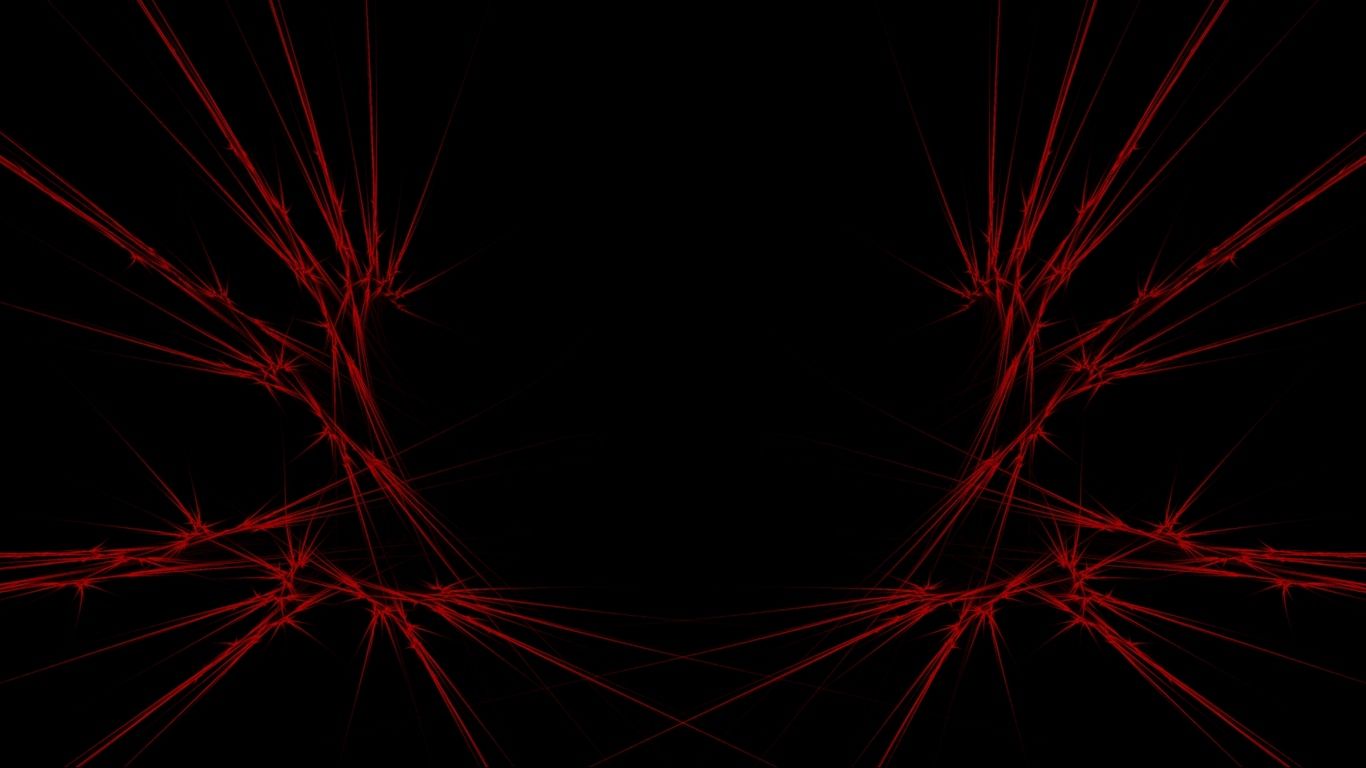 Forme astratte rosse e nere, 1366x768 720p, iMac