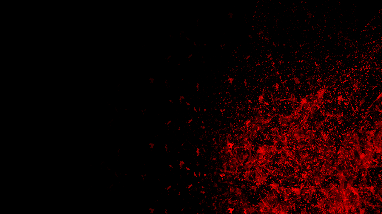 Particelle rosse astratte su nero, 1280x720 720p, Laptop