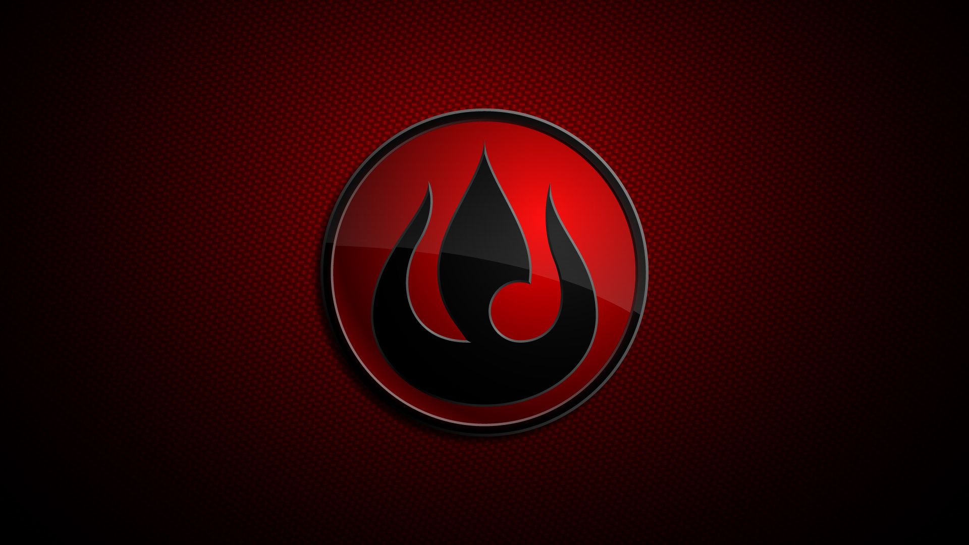 Simbolo fiamma rossa e nera, 1920x1080 Full HD 1080p, PC Desktop