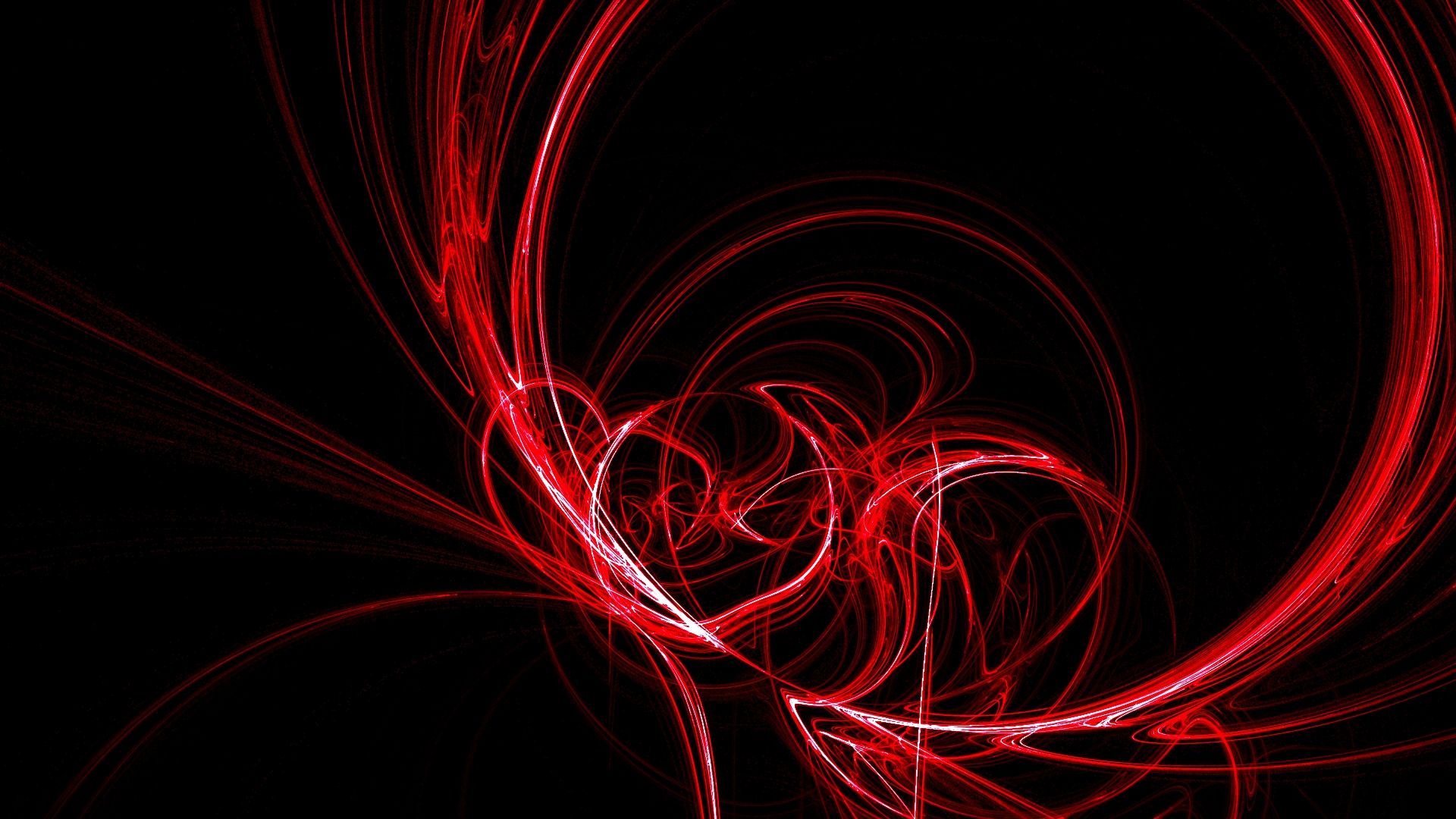 Linee astratte rosse su nero, 1920x1080 Full HD 1080p, Laptop