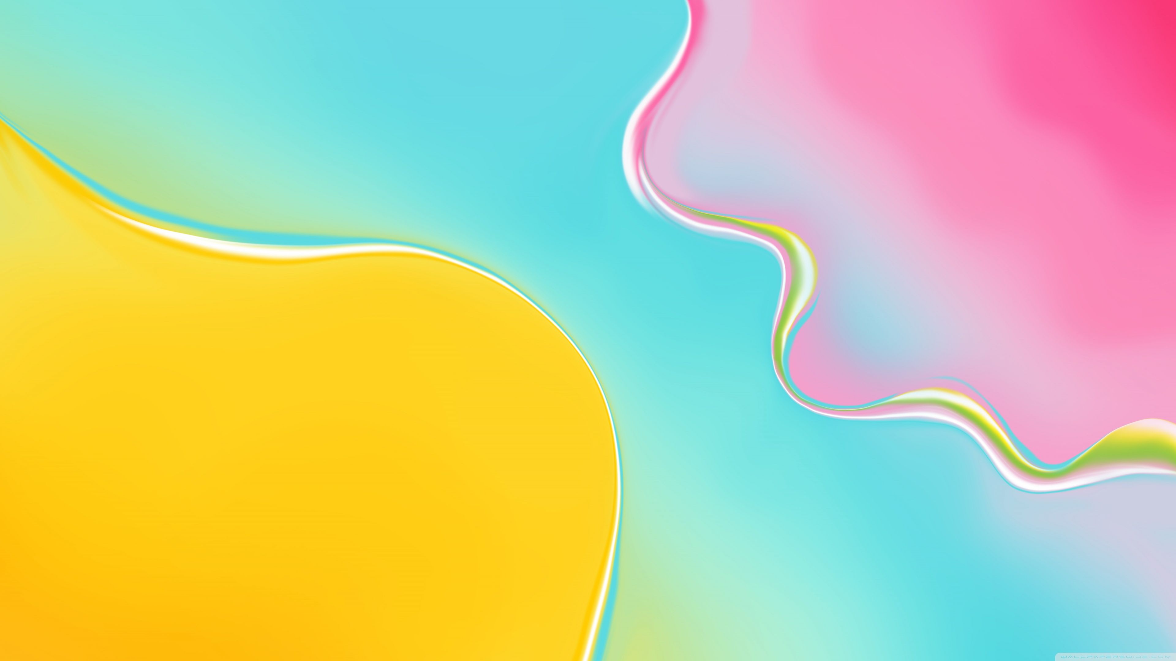 Forme astratte fluide colorate, 3840x2160 4K, Desktop 4K