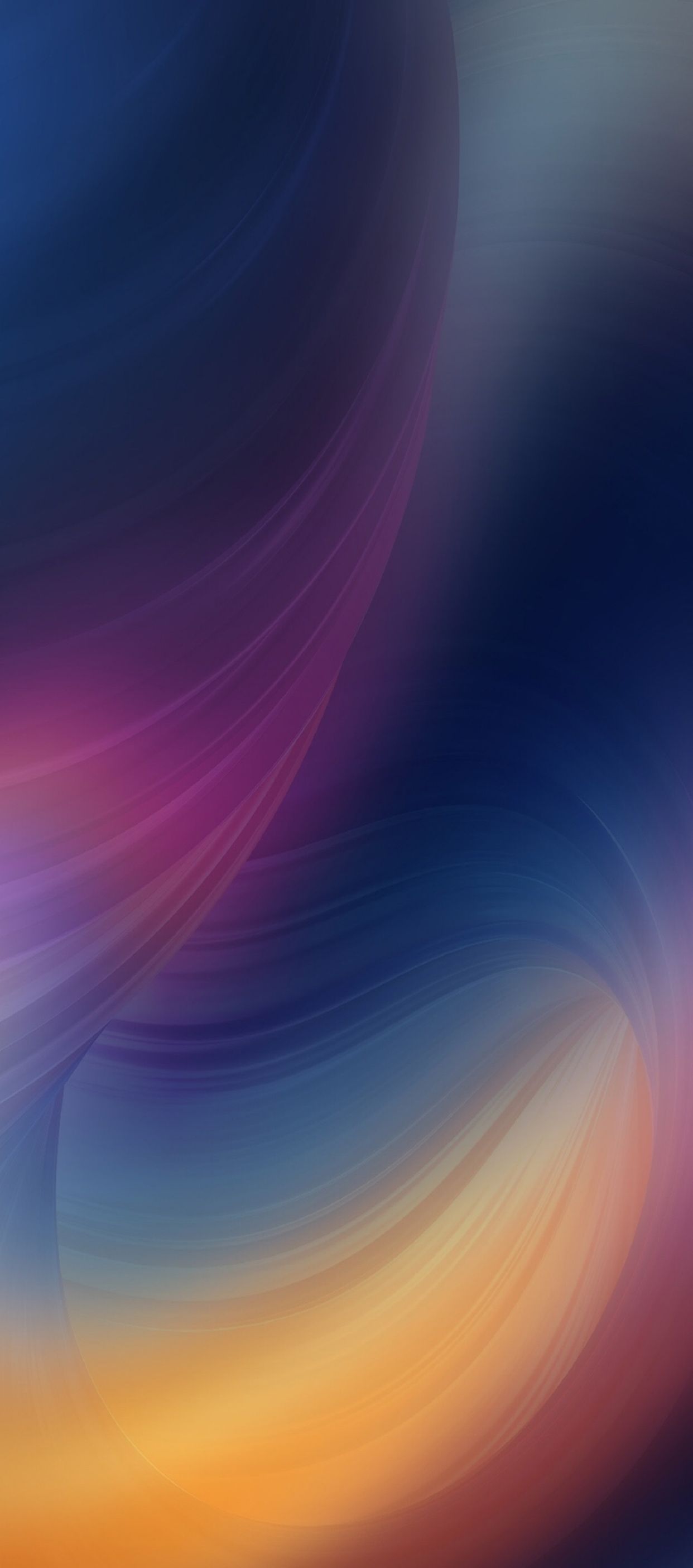 Onde astratte sfumate colorate, 1242x2808 Verticale, Telefono