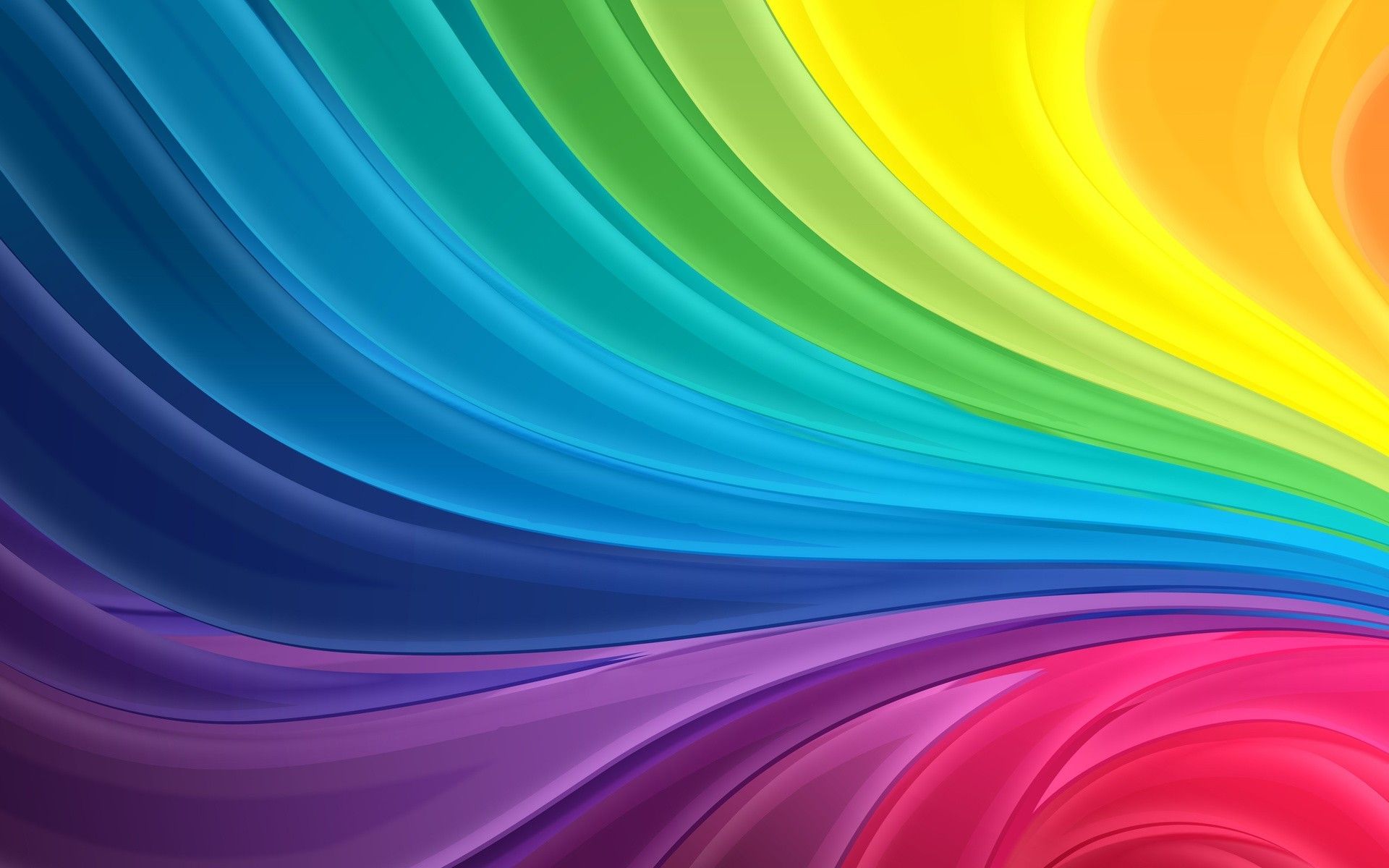 onde arcobaleno astratte colorate, 1920x1200 WUXGA, Desktop