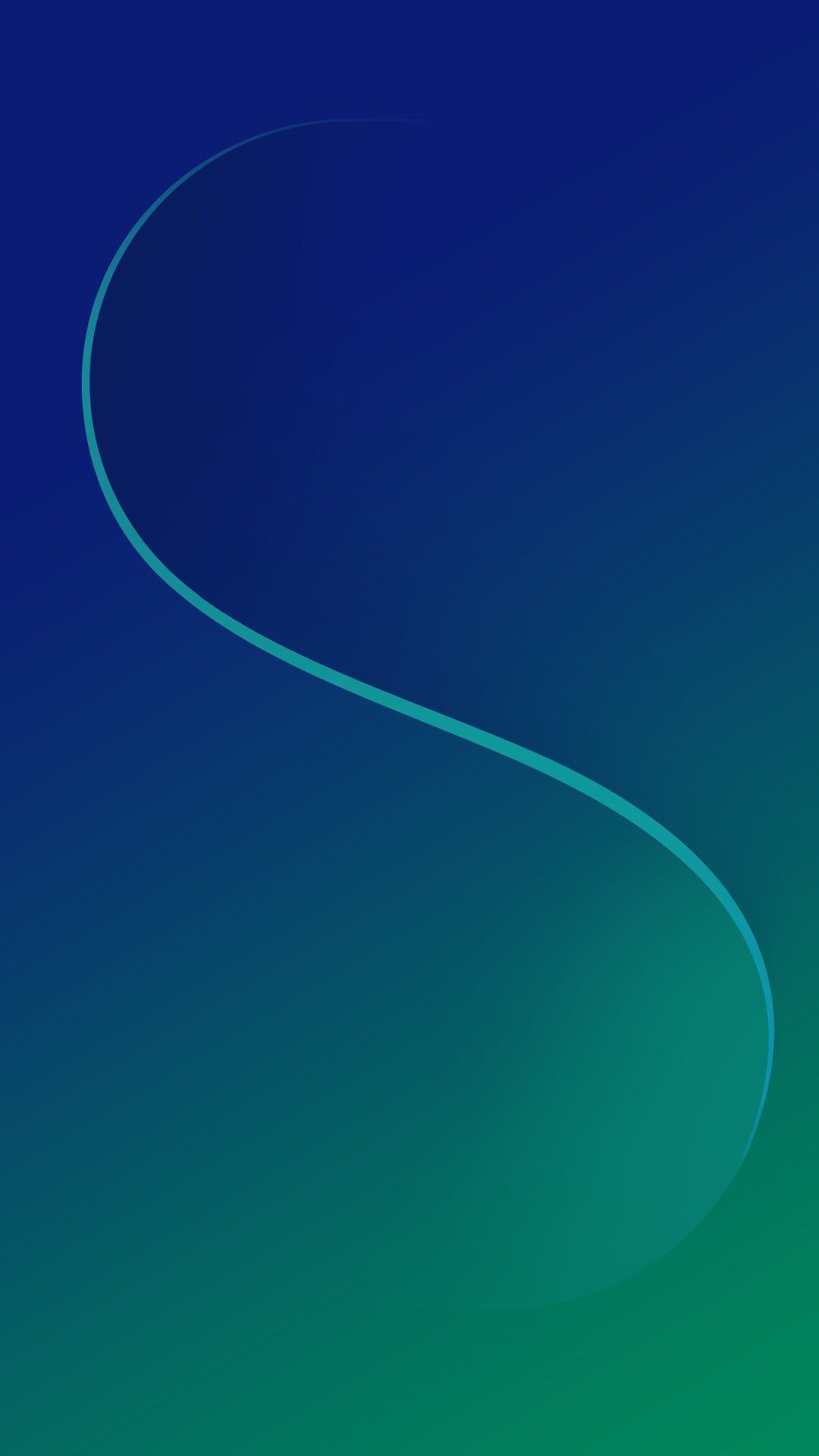 Curva astratta blu verde, 1080x1920 Full HD Verticale, Smartphone