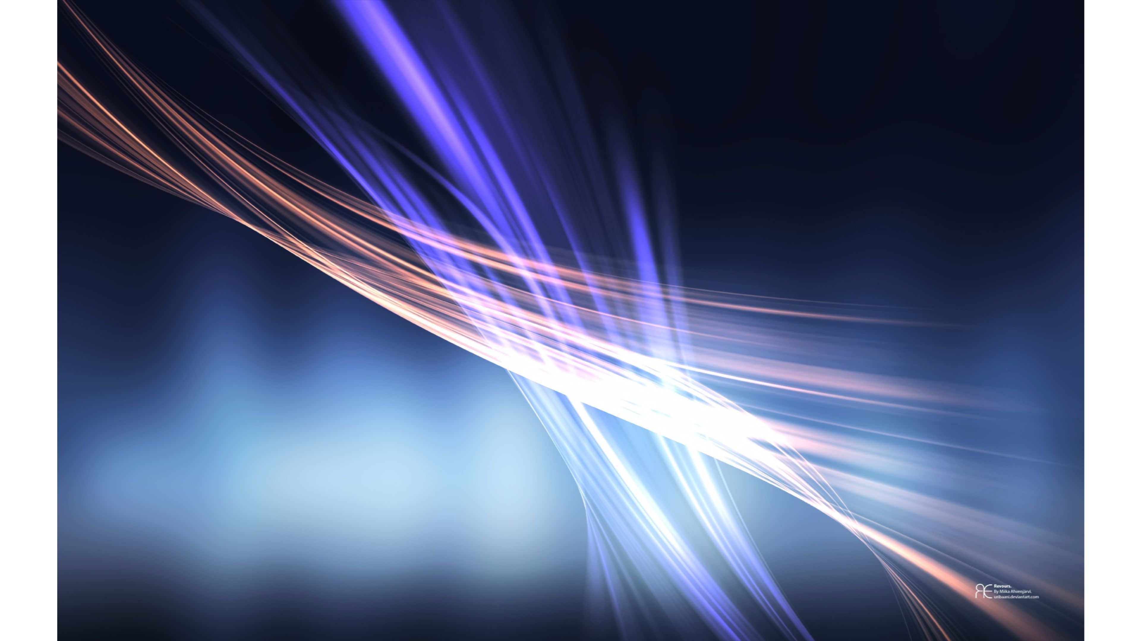 Linee luminose astratte viola, 3840x2160 Ultra HD, 4K TV