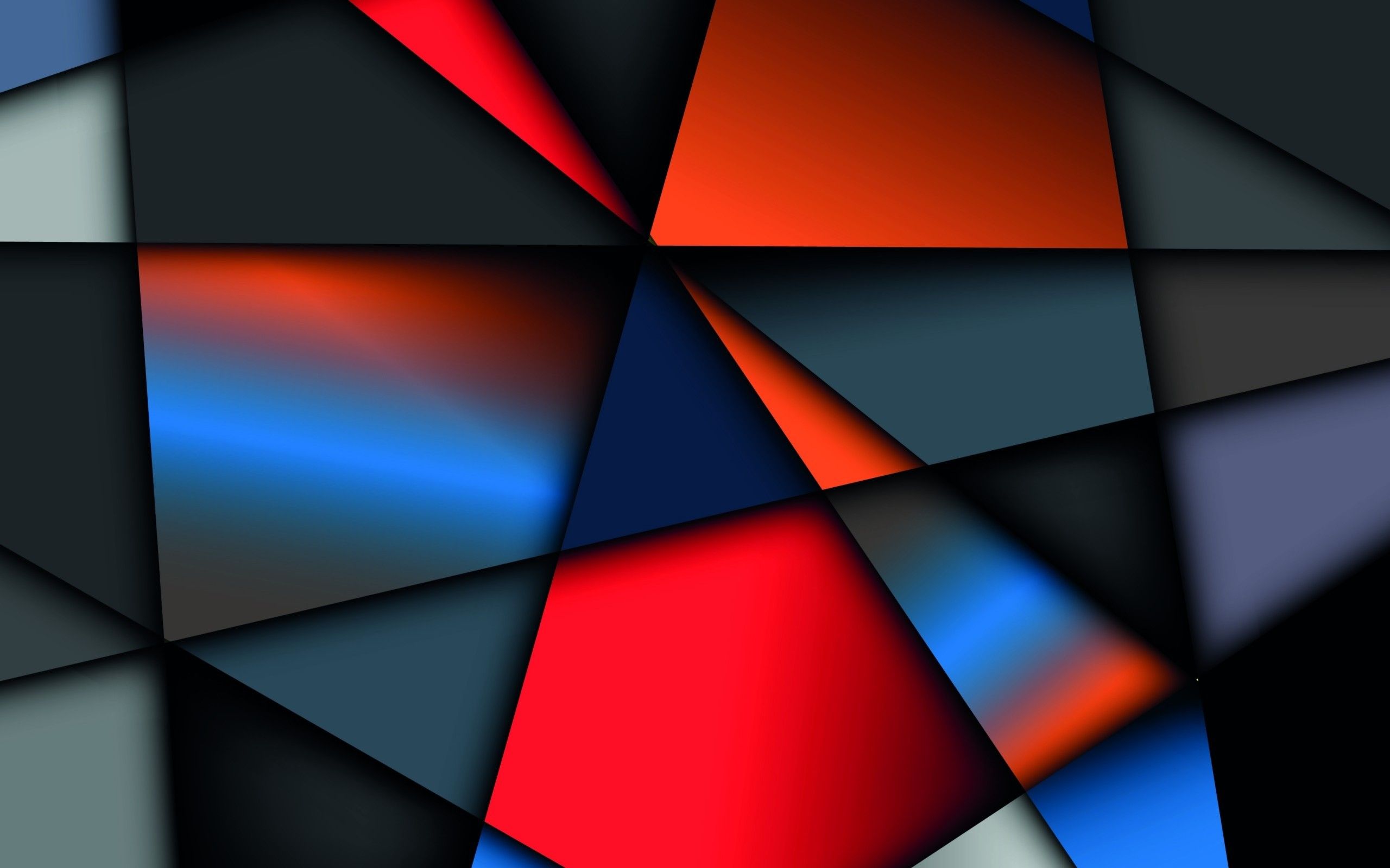 Forme geometriche astratte colorate, 2560x1600 2K, MacBook Pro