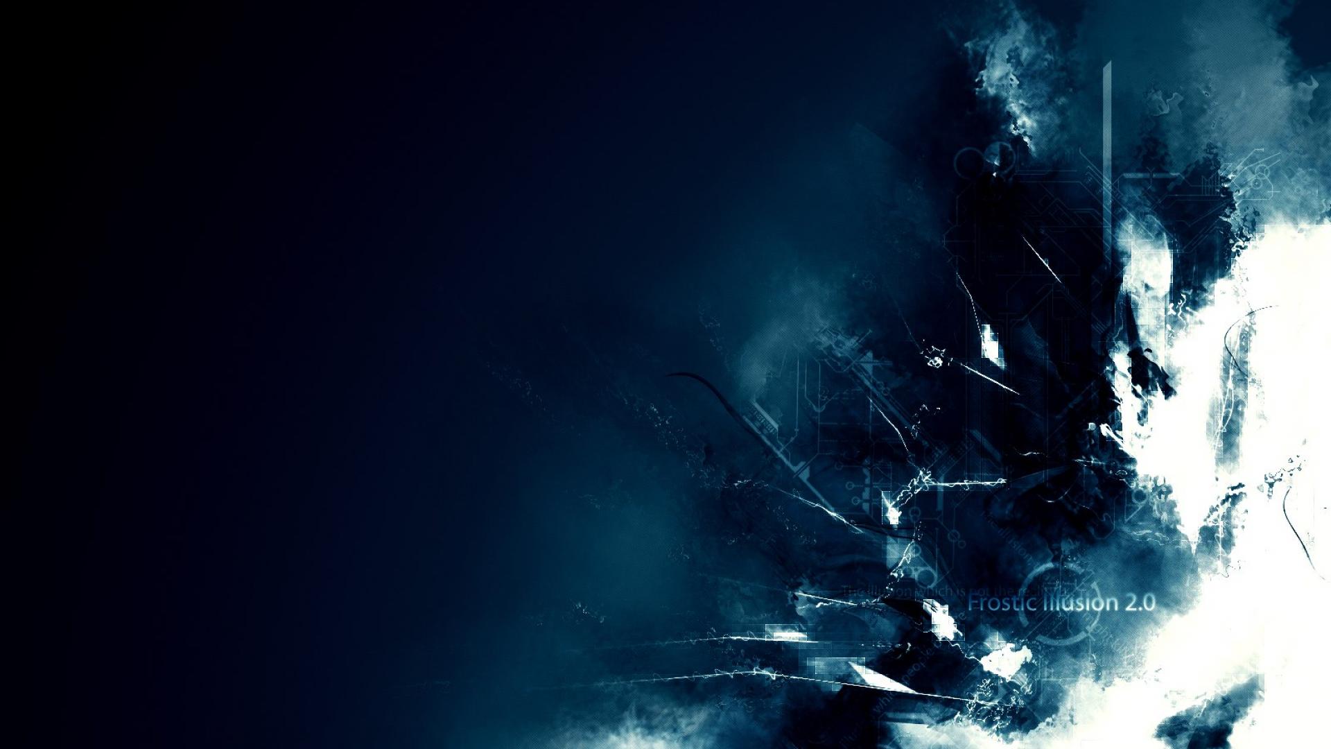 Forme astratte blu scuro, 1920x1080 1080p, PC Desktop