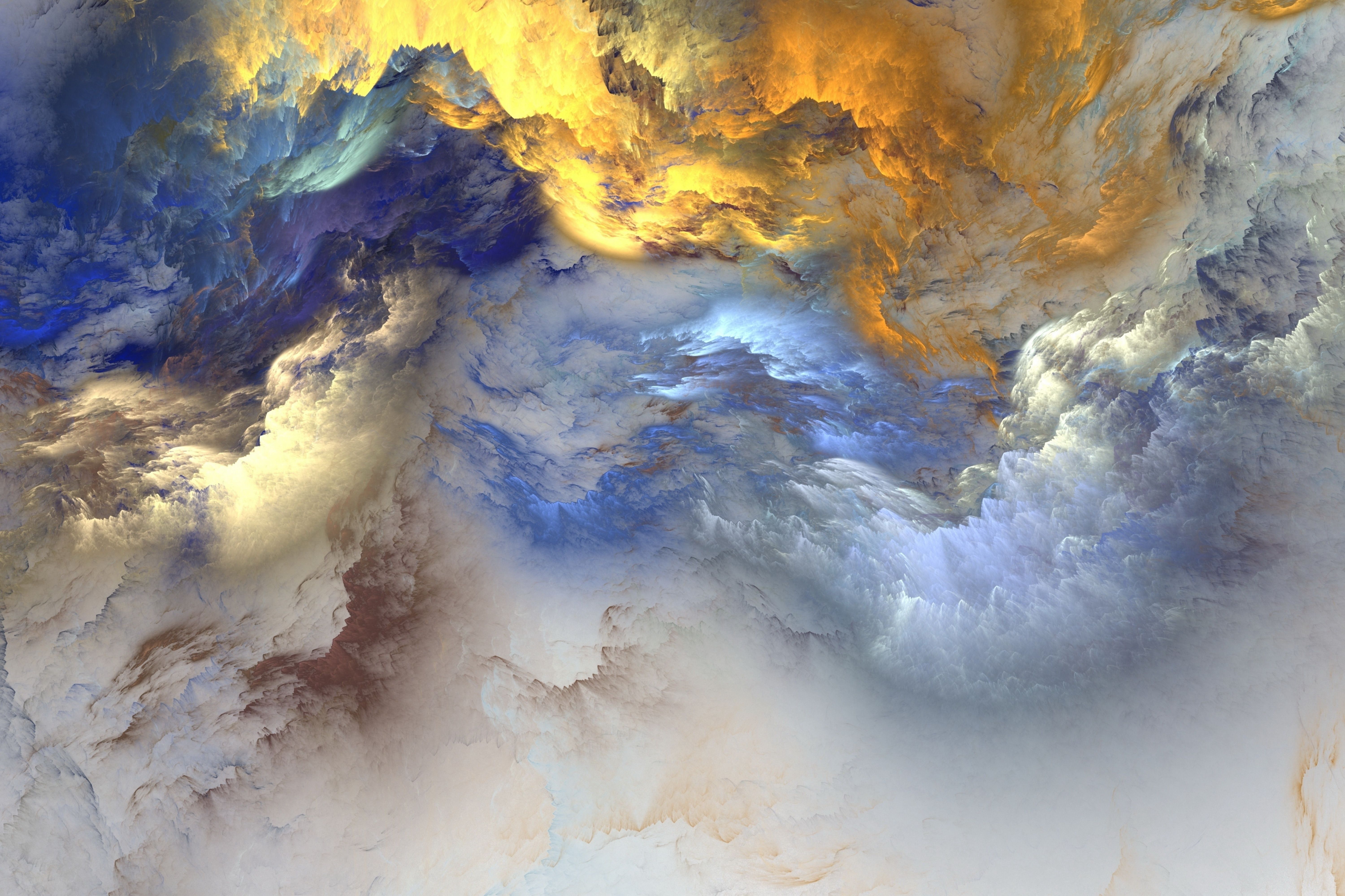Nuvole astratte colorate, 6000x4000 4K Ultra HD, Monitor 4K