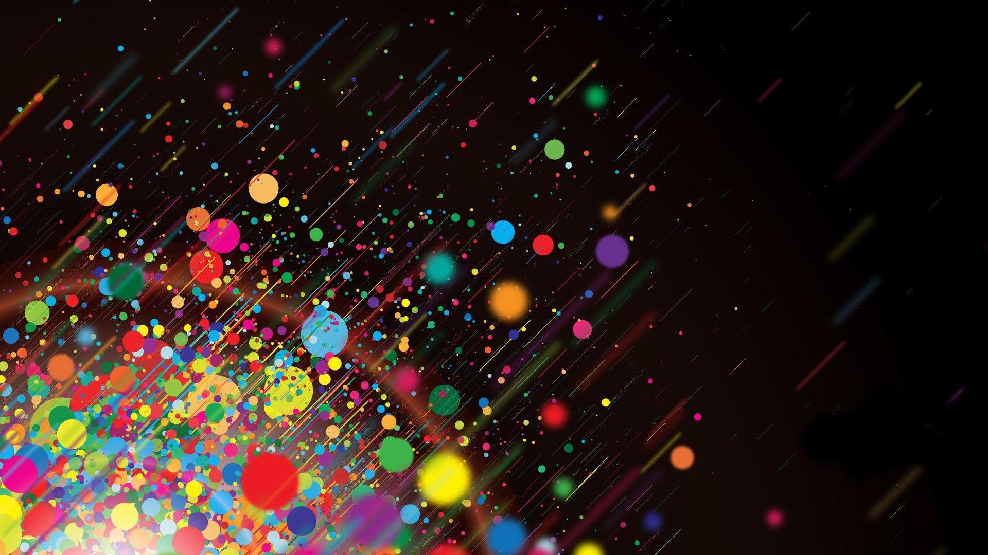 Coriandoli colorati esplosione astratta, 1920x1080 1080p, Desktop