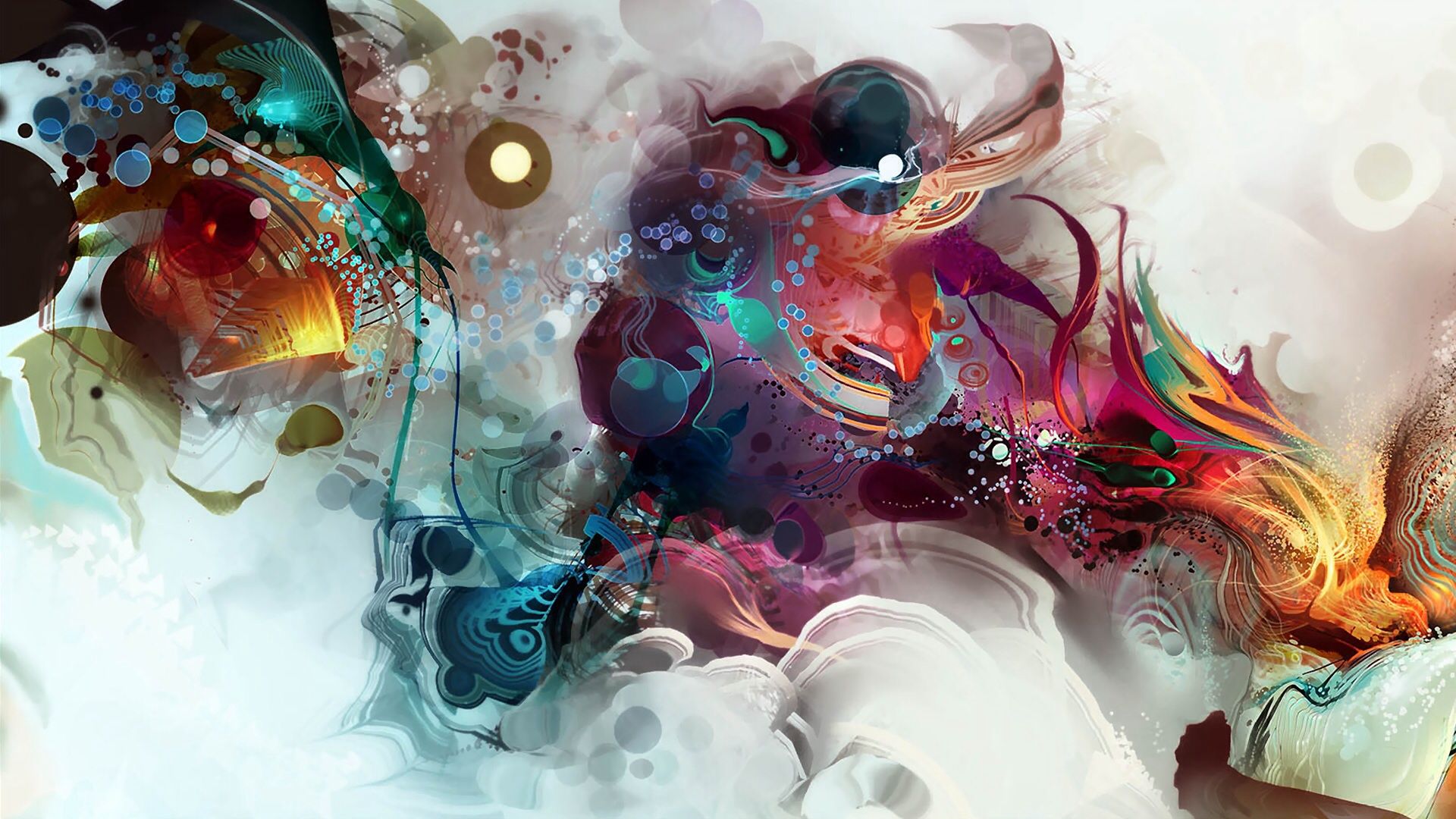 Macchie colorate astratte fluide, 1920x1080 Full HD 1080p, PC Desktop