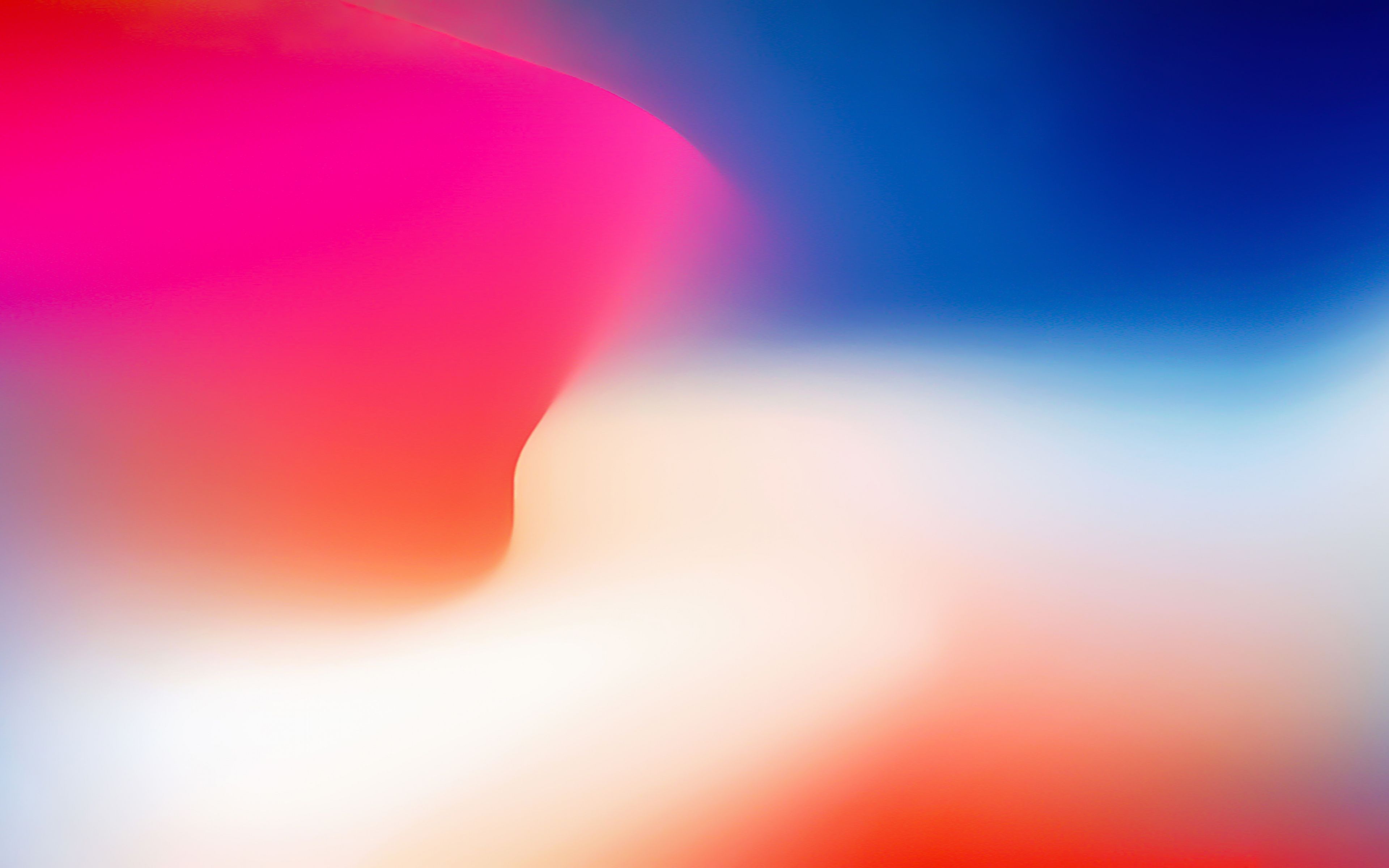Sfumatura astratta rosa blu arancione, 3840x2400 4K, Desktop 4K
