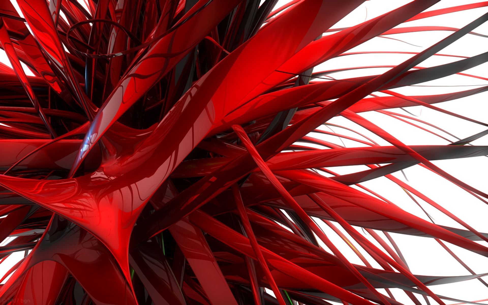 Forme astratte rosse a punte, 1920x1200 Full HD+ WUXGA, PC Desktop