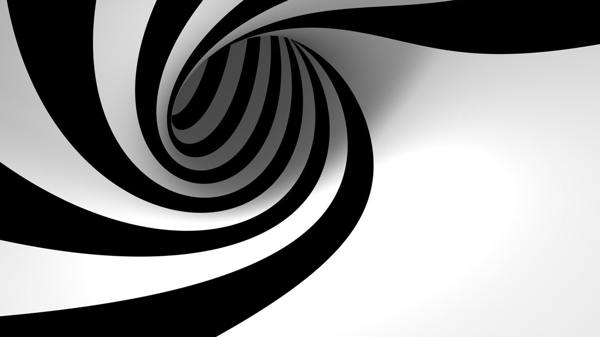 Spirale astratta bianco e nero, 1920x1080 Full HD 1080p, PC Desktop