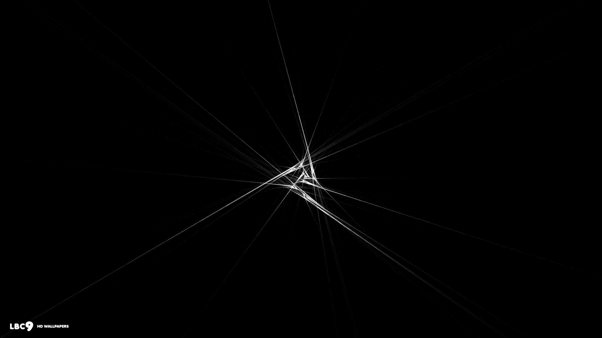 Linee astratte bianche su nero, 1920x1080 1080p, Laptop
