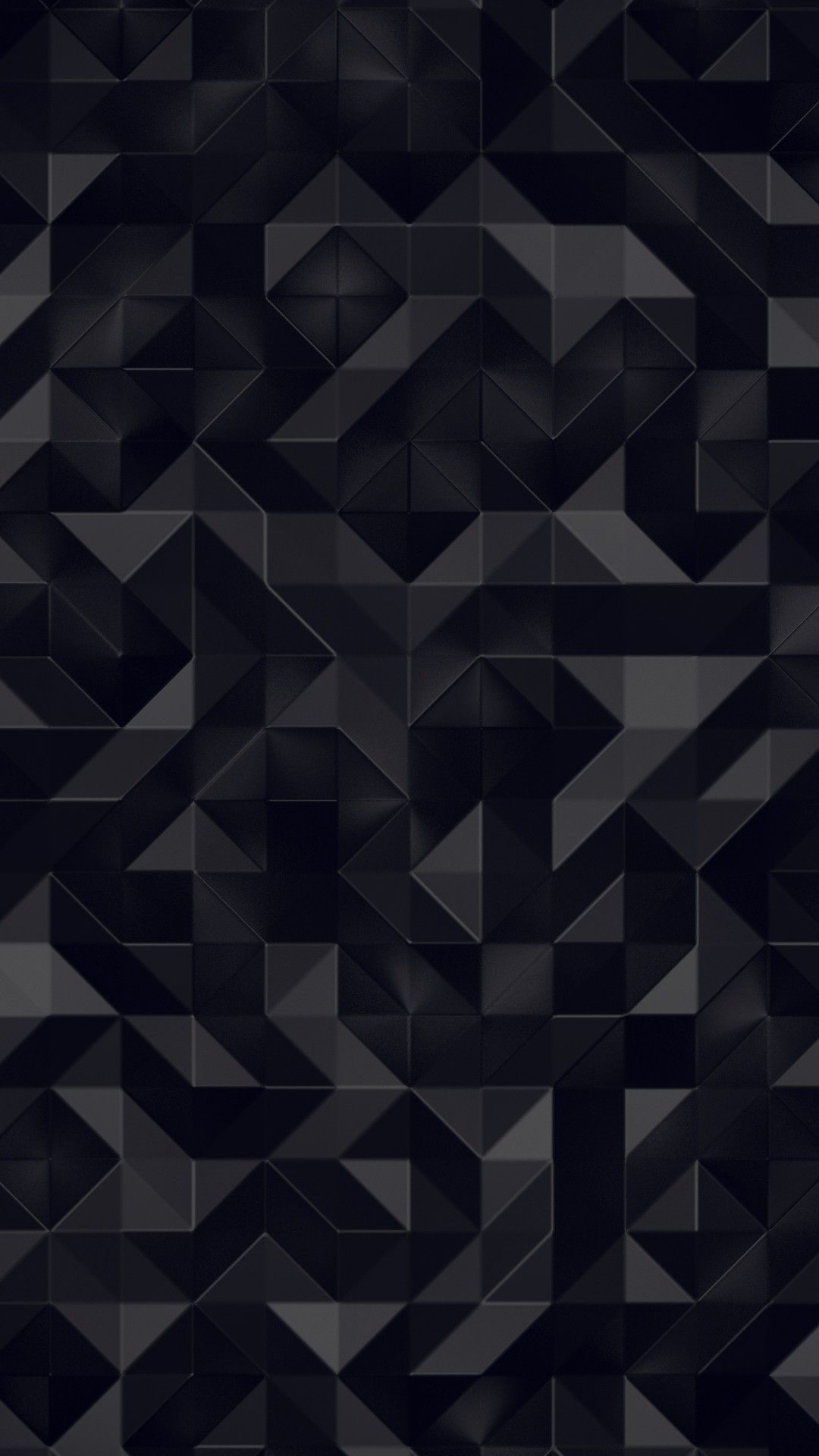 Motivo geometrico astratto nero, 1080x1920 Full HD Verticale, Smartphone