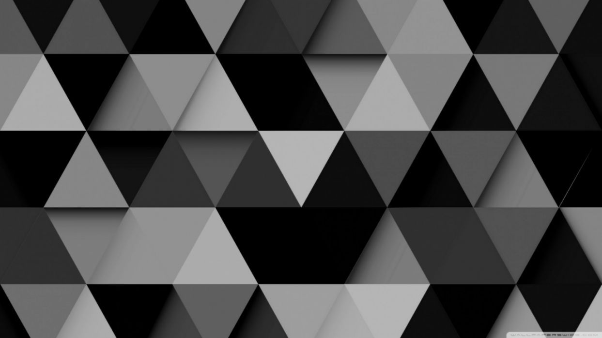 Triangoli geometrici bianco nero, 1243x698 HD, iMac