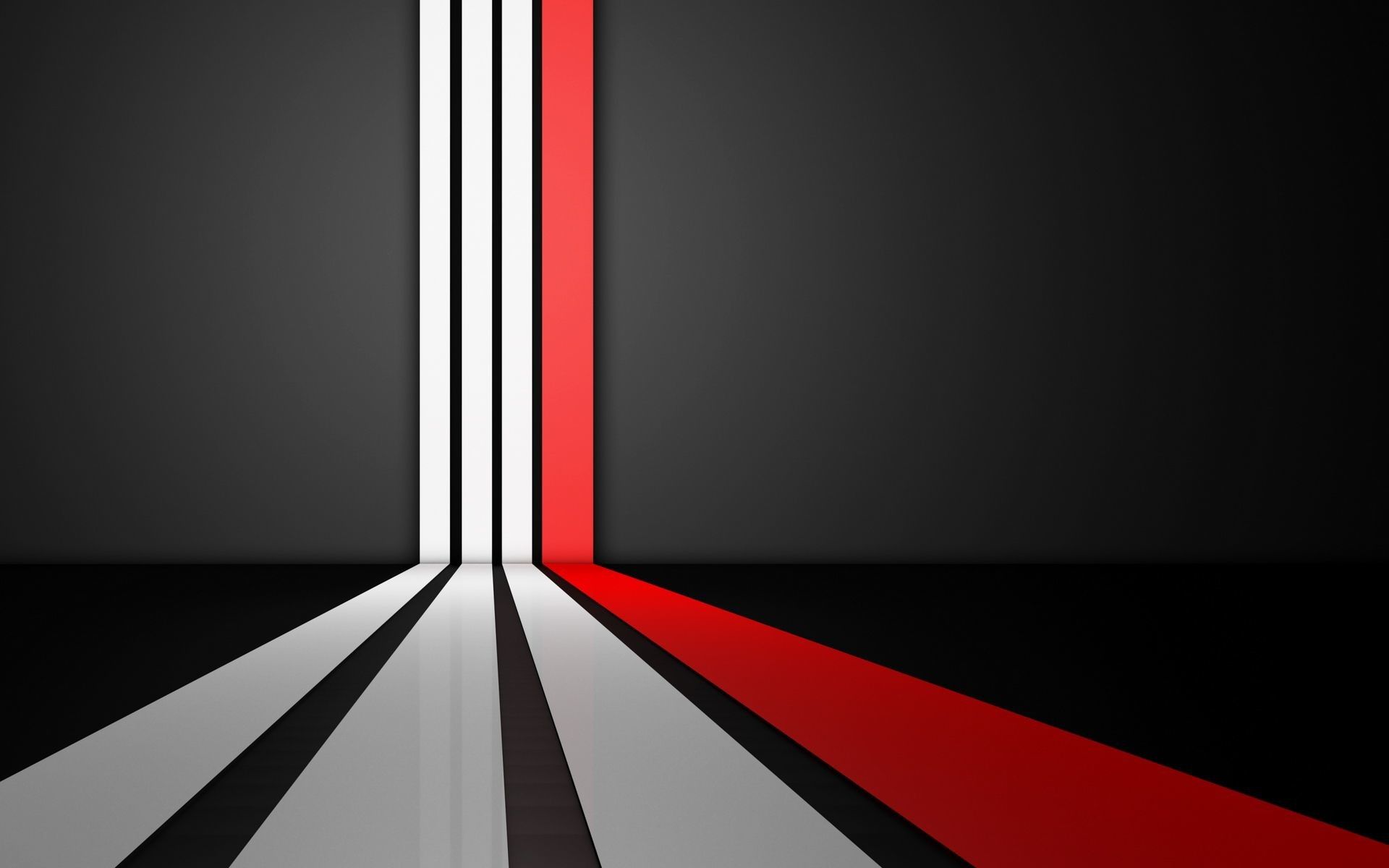 Strisce astratte rosso bianco nero, 1920x1200 Full HD+ WUXGA, Laptop