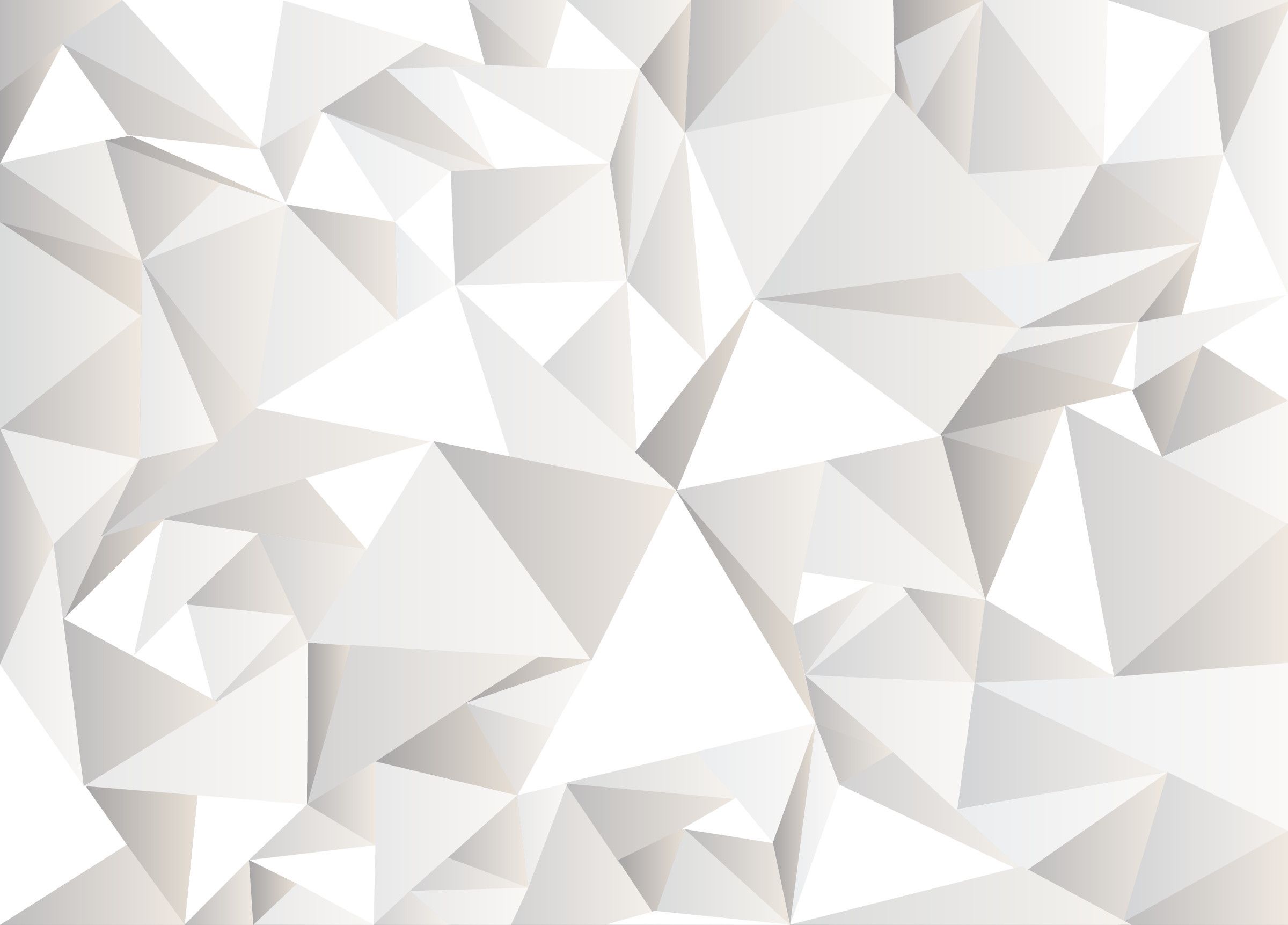 Poligoni astratti bianco grigio, 2400x1723 Hi-Res, PC