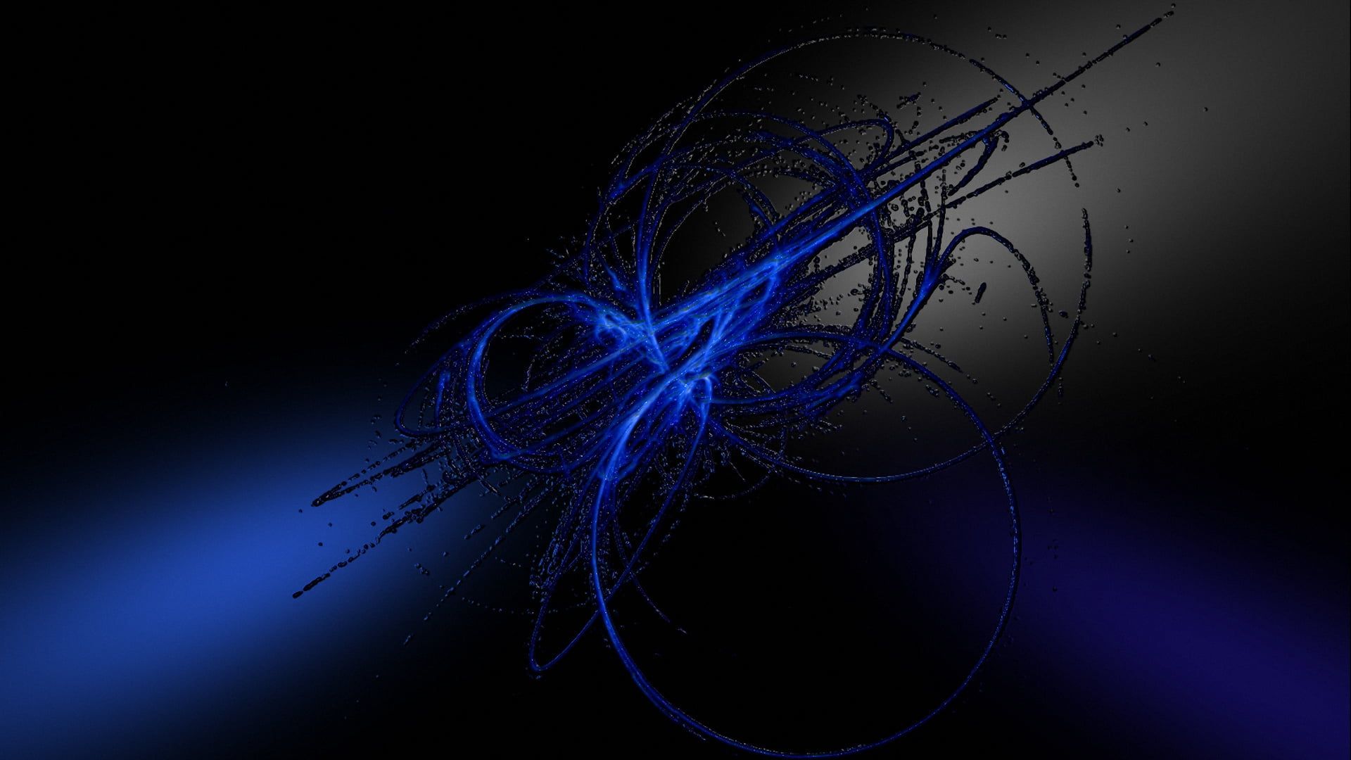 Spirali astratte blu scuro, 1920x1080 Full HD, PC Desktop