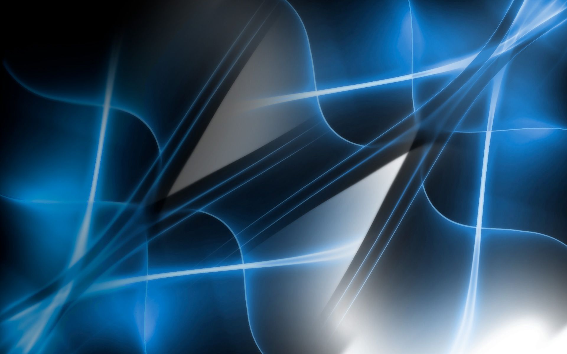 Linee astratte blu luminose, 1920x1200 WUXGA, Desktop