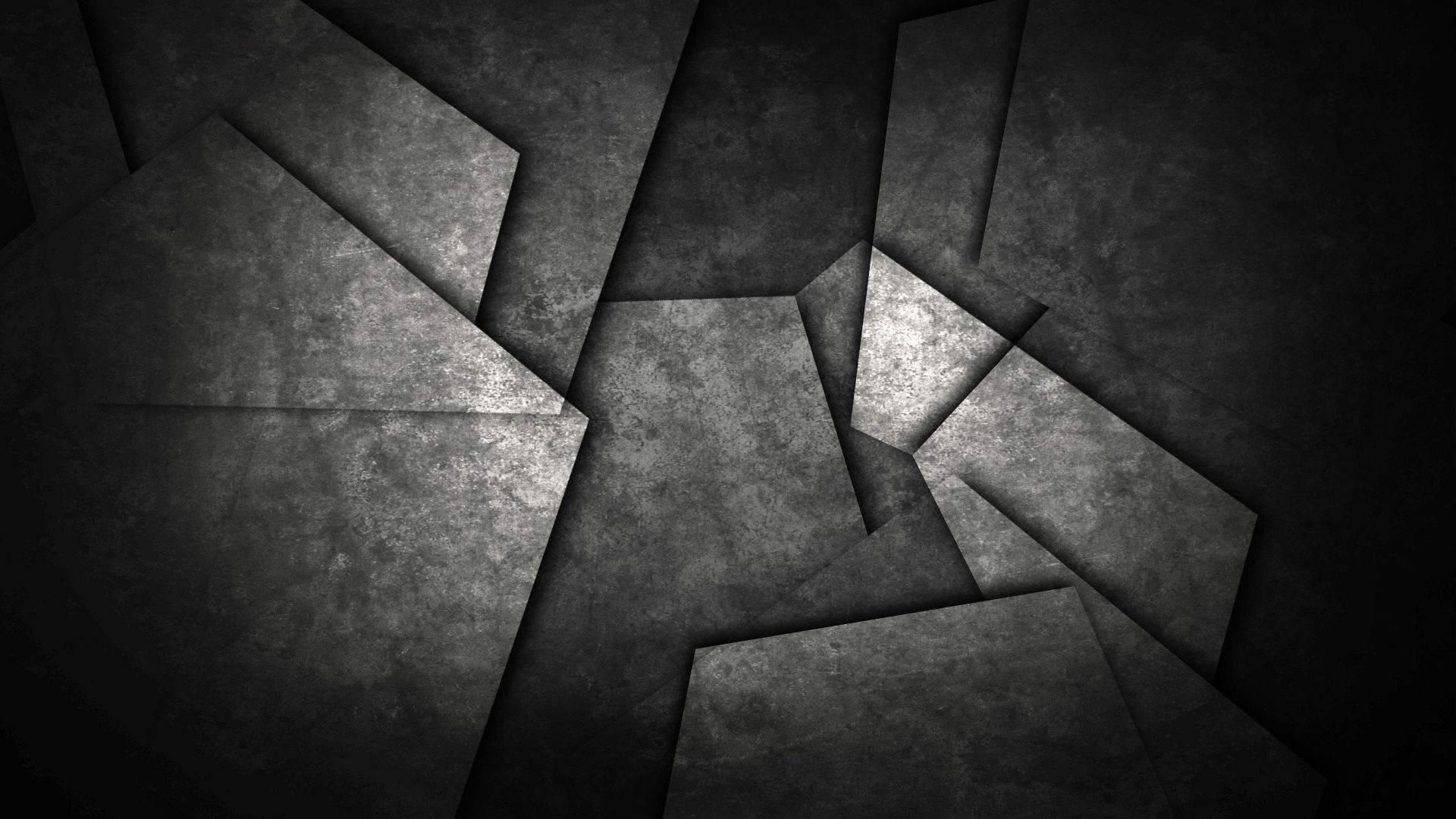 Forme geometriche astratte grigio scuro, 1920x1080 Full HD 1080p, PC Desktop