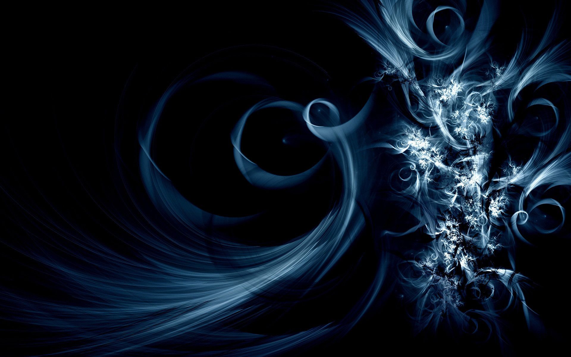Vortici astratti blu scuro, 1920x1200 Full HD+, Laptop