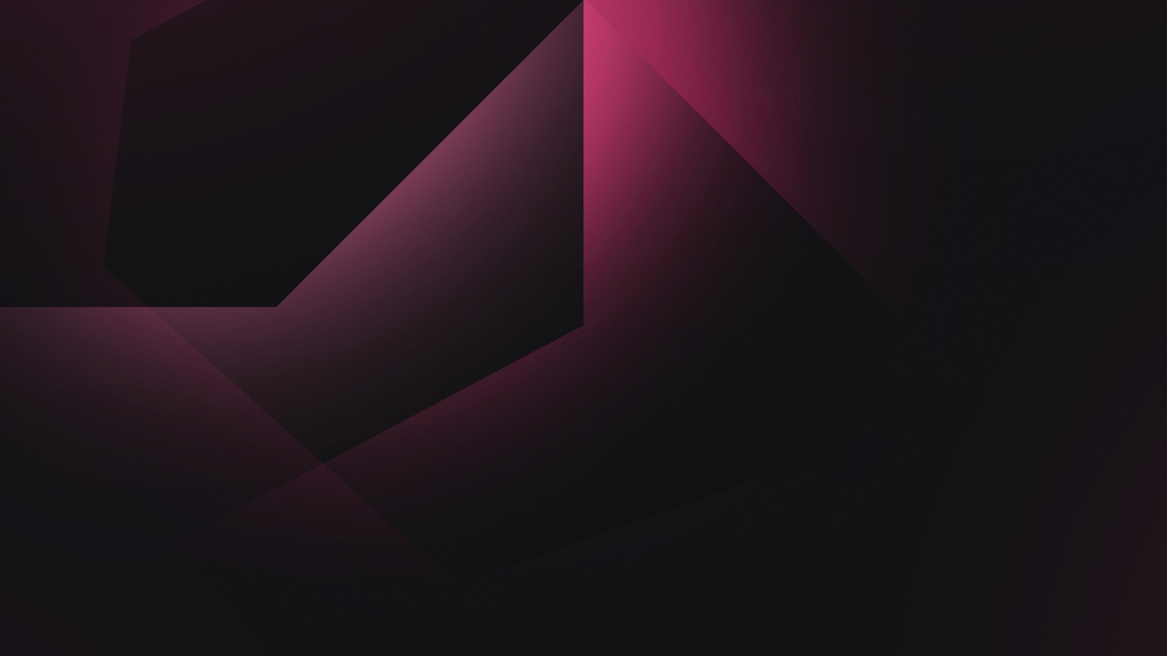 Forme astratte geometriche scure rosse, 3840x2160 UHD, Monitor 4K