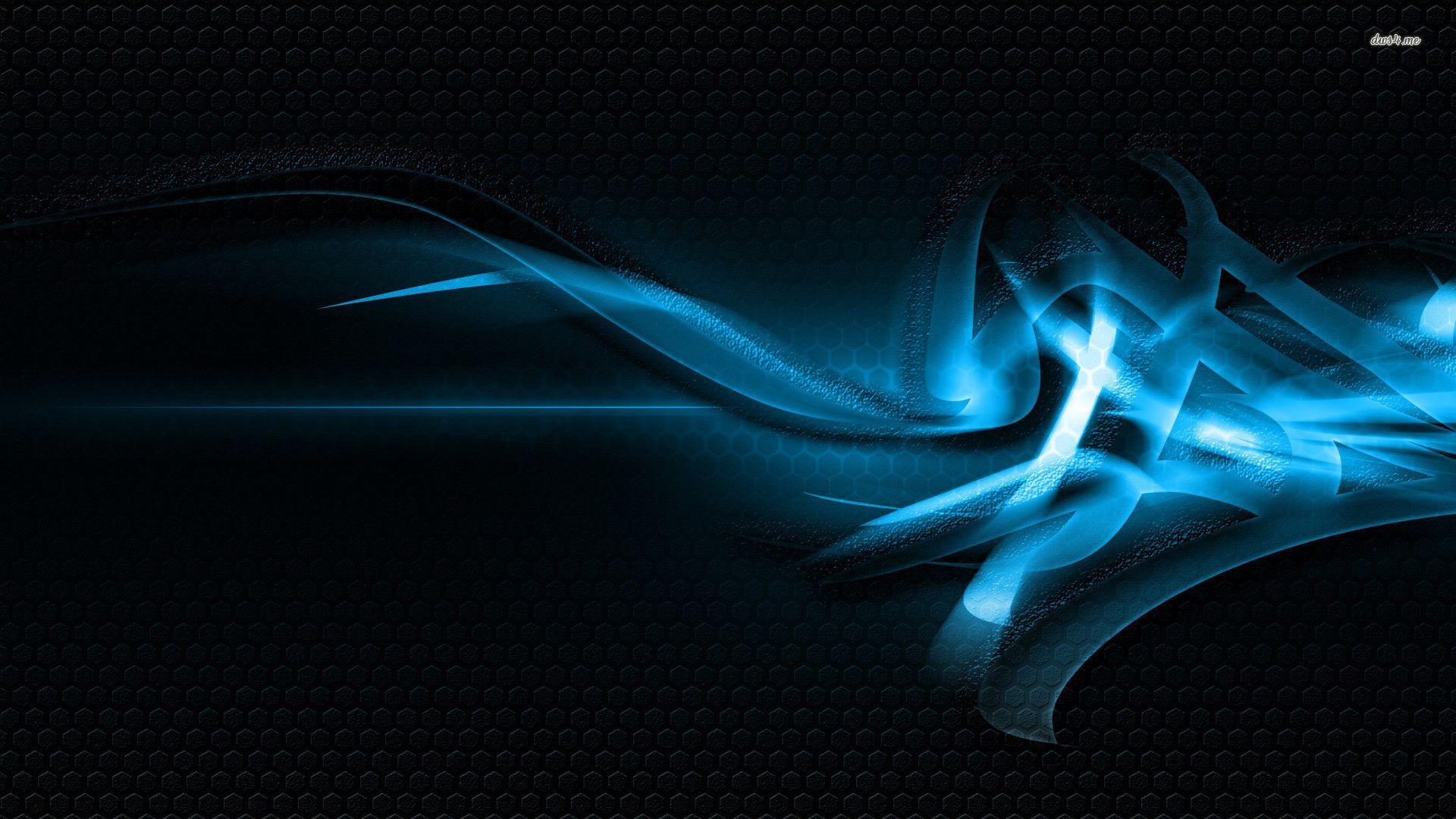 Onde astratte blu scuro, 1920x1080 1080p, Desktop