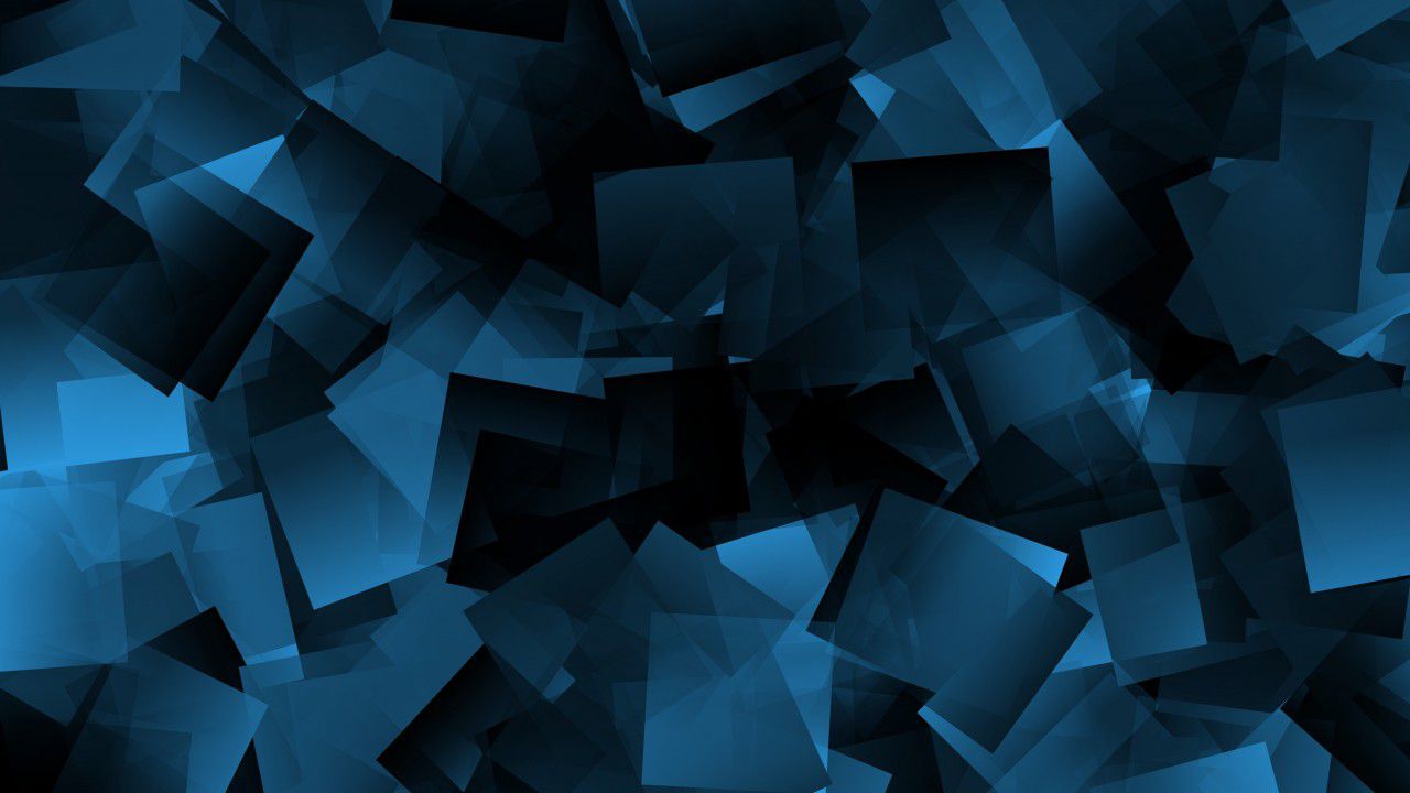 Cubi astratti blu scuro, 1280x720 720p, iMac