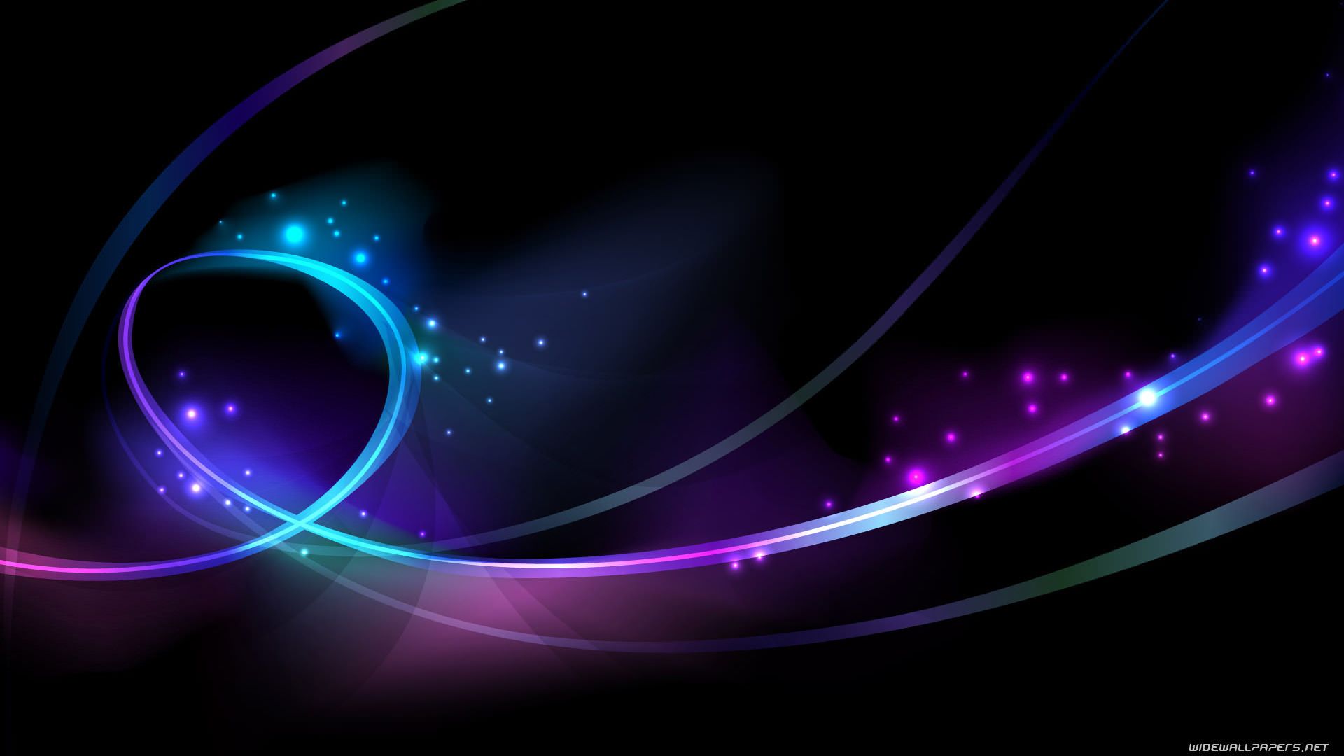 Spirali astratte blu viola scuro, 1920x1080 Full HD, PC