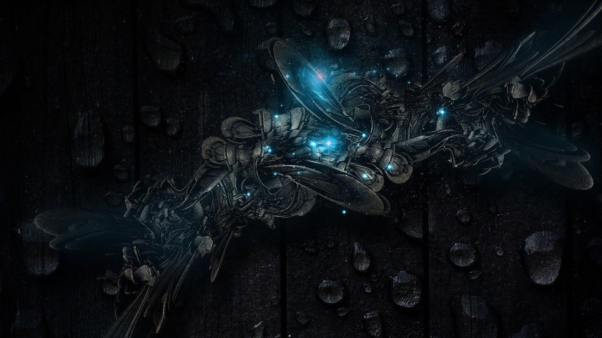 Struttura astratta scura frattale, 1920x1080 Full HD, PC Desktop