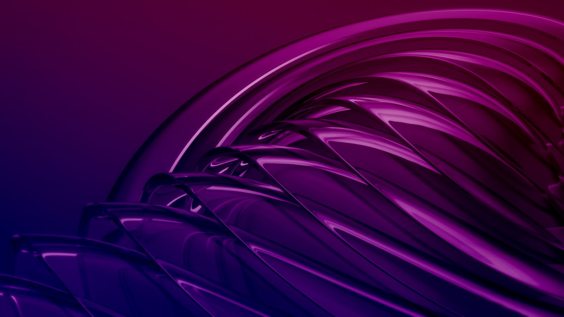Forme astratte curve viola, 1920x1080 Full HD 1080p, Laptop