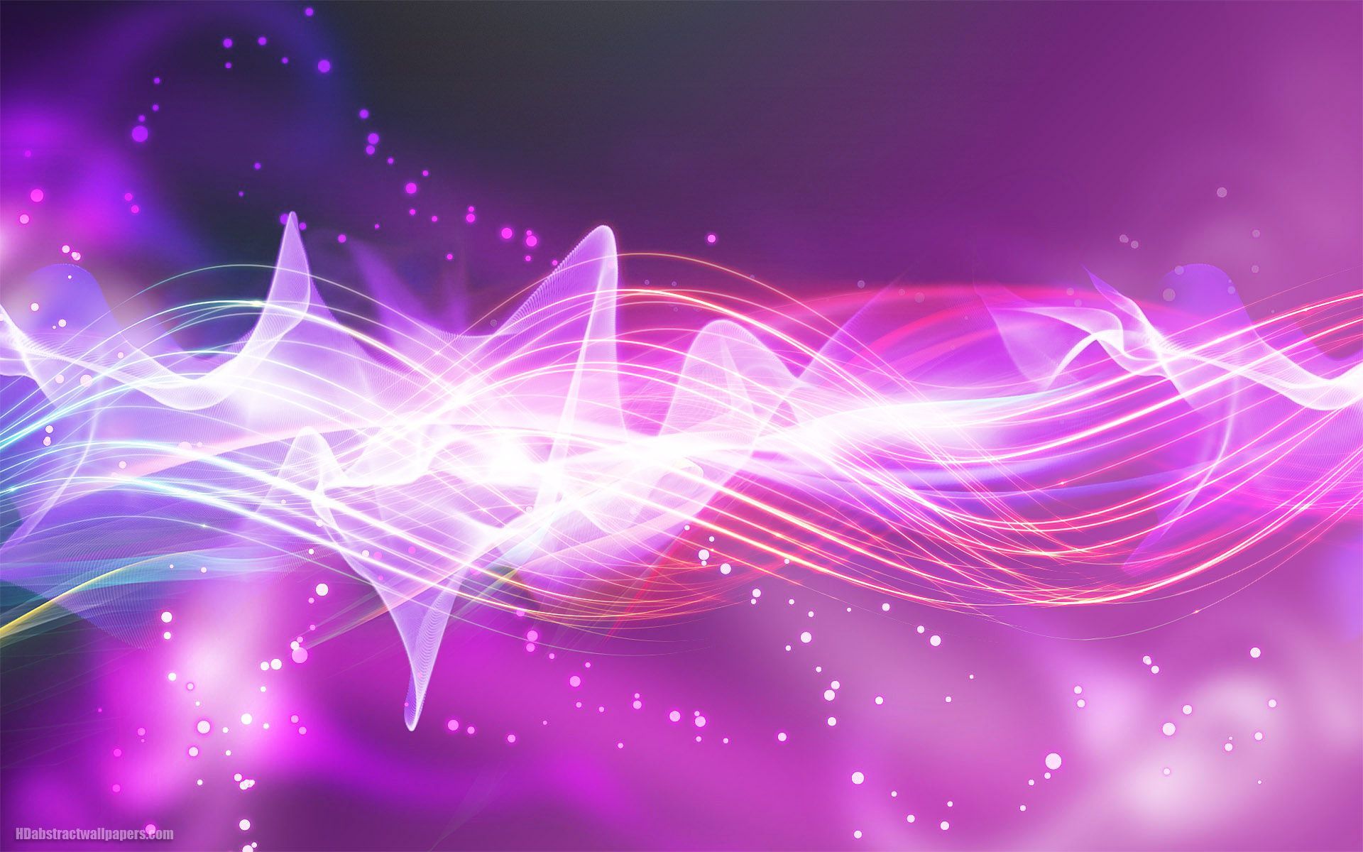 Onde astratte luminose viola, 1920x1200 WUXGA, iMac