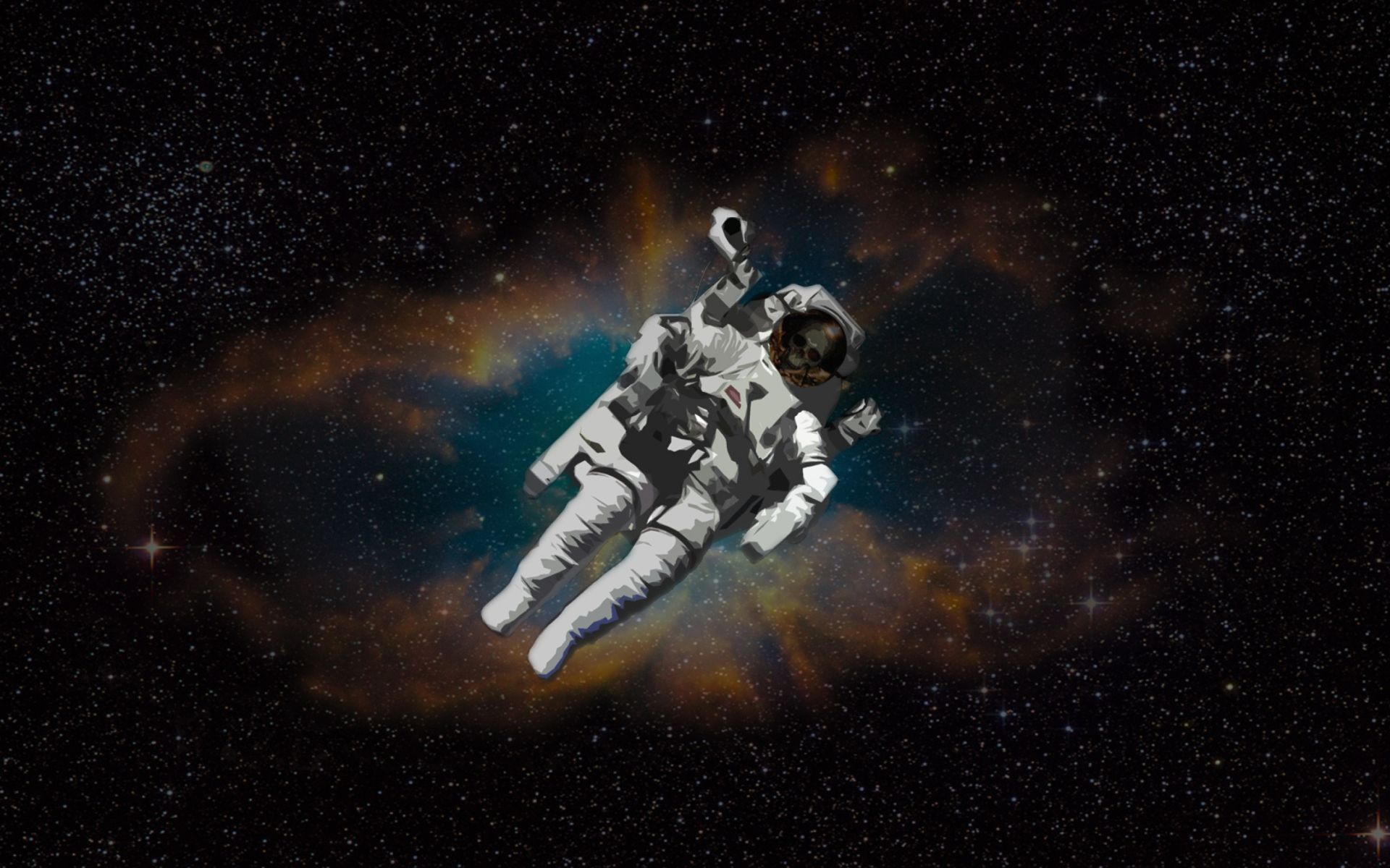 Astronauta nello spazio profondo, 1920x1200 WUXGA, PC