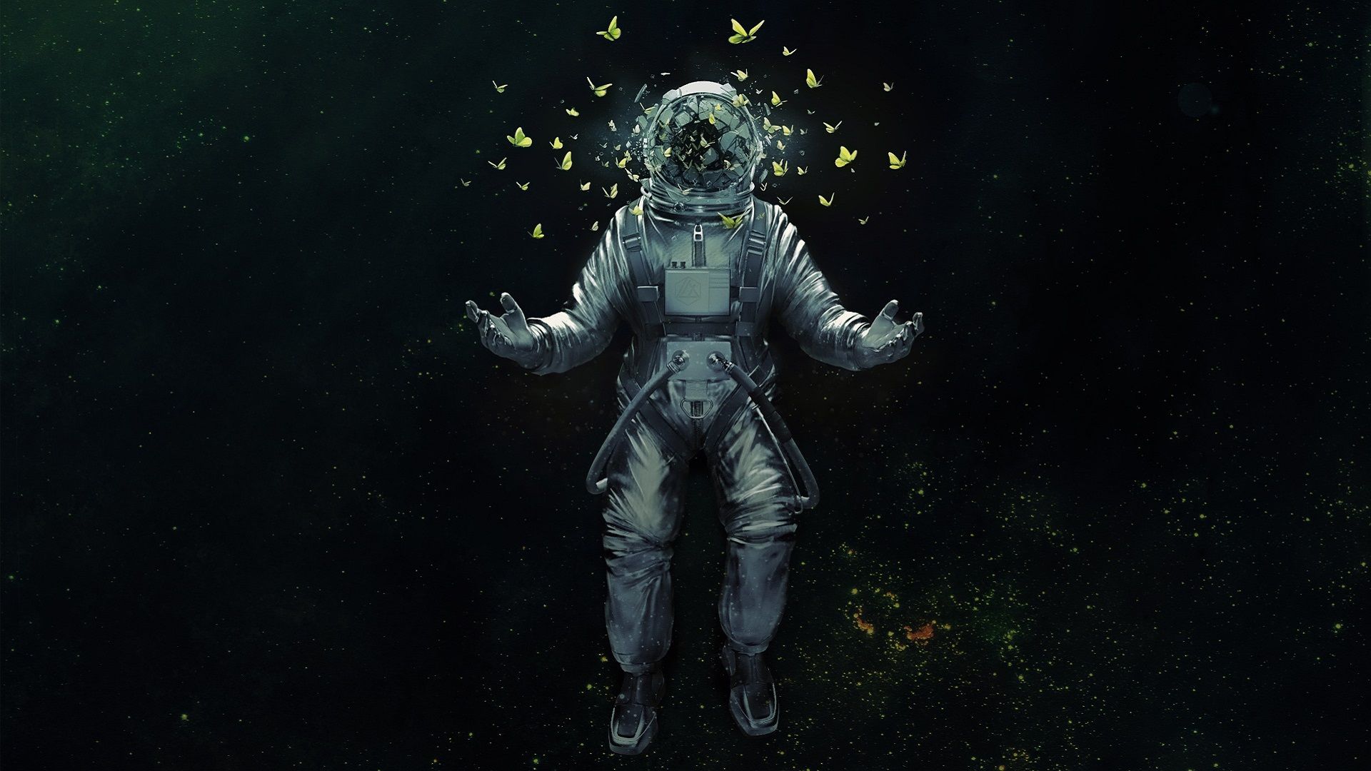 Astronauta saluta bandiera americana Luna, 3000x3000 WQXGA, Monitor Gaming