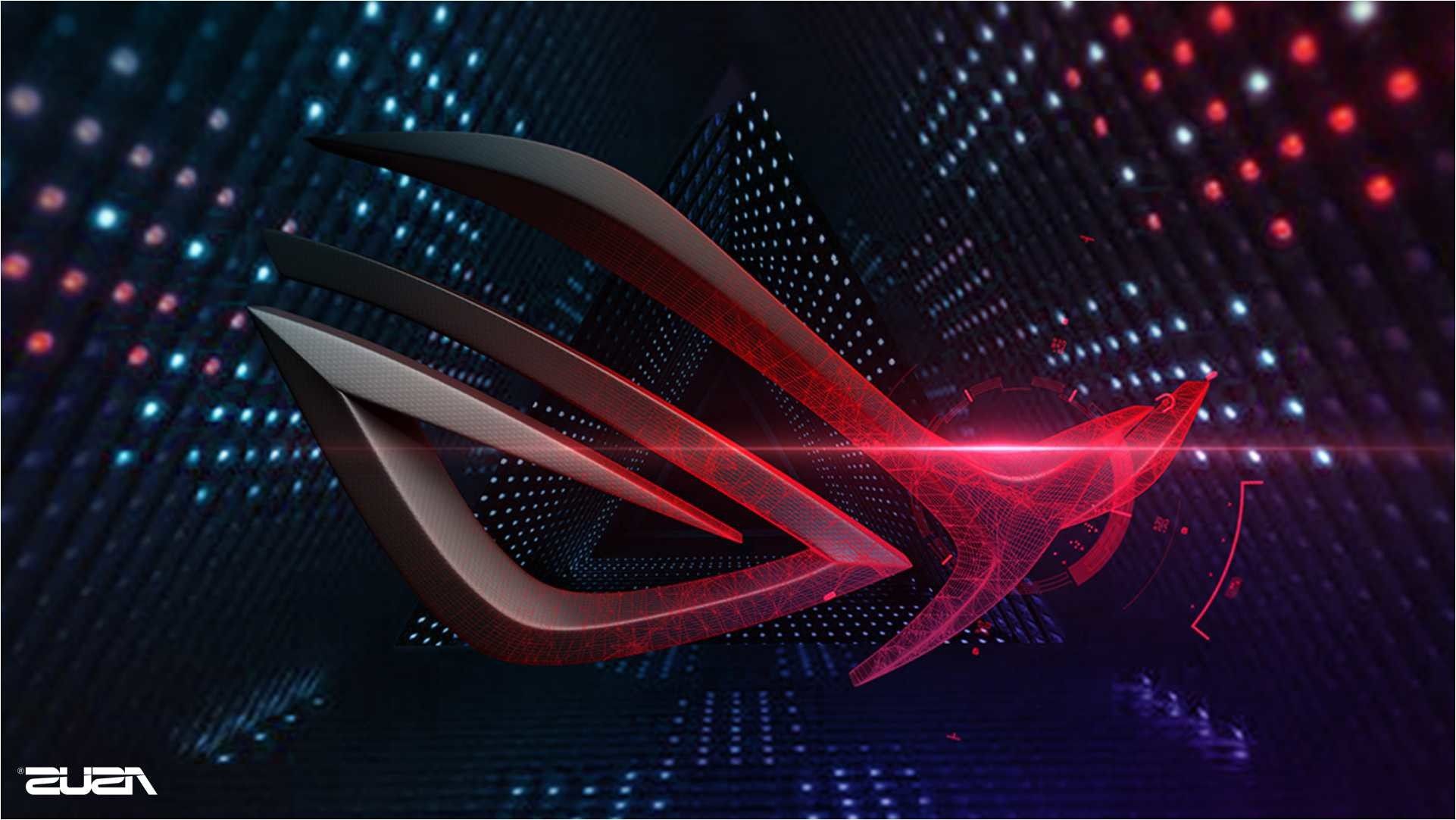 Logo ROG Asus rosso, Republic of Gamers, 1922x1082 Full HD 1080p, Desktop