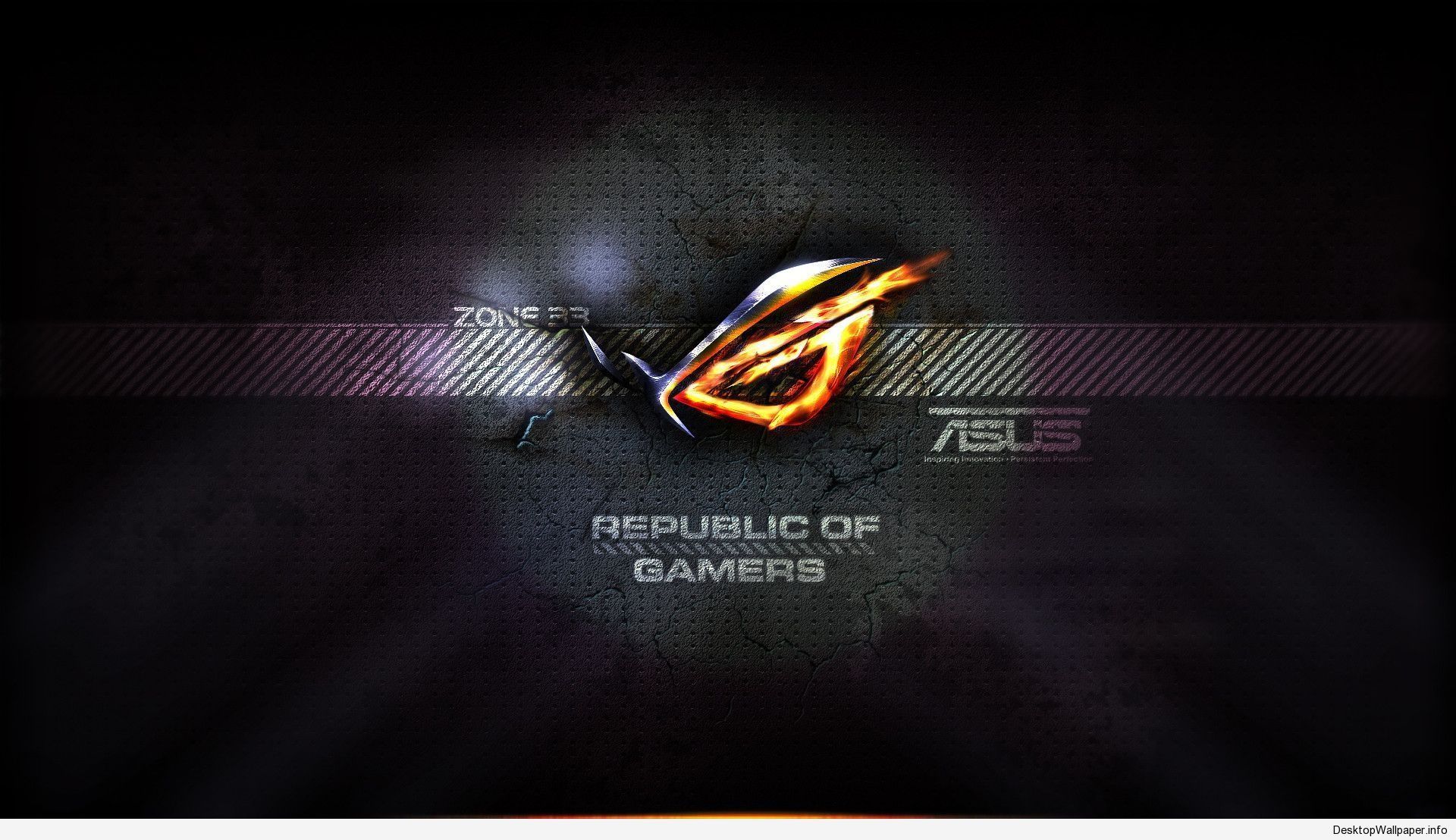 Logo ROG Republic of Gamers Asus, 1920x1108 Full HD, Desktop
