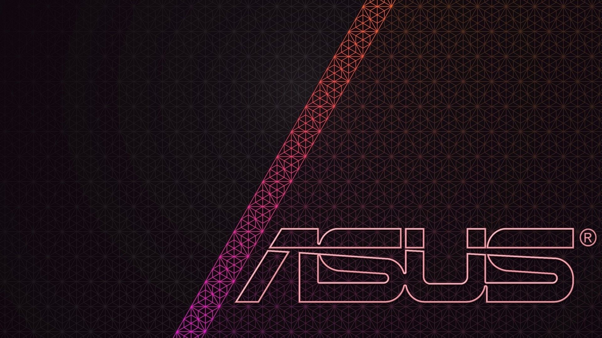 Logo ASUS astratto scuro, 1920x1080 1080p, Monitor Gaming