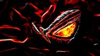 Logo ASUS ROG rosso fumo, 3840x2160 4K, PC Desktop