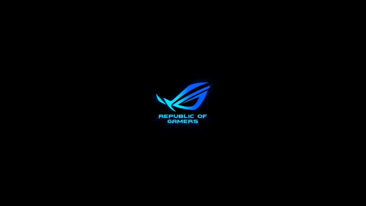 Logo ROG Republic of Gamers, 1280x720 HD, PC Desktop