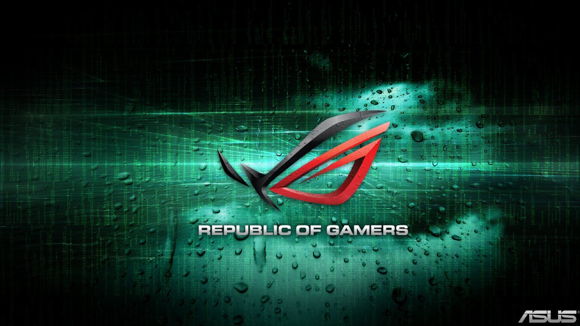 Logo ASUS Republic of Gamers, 1920x1080 1080p, PC Desktop