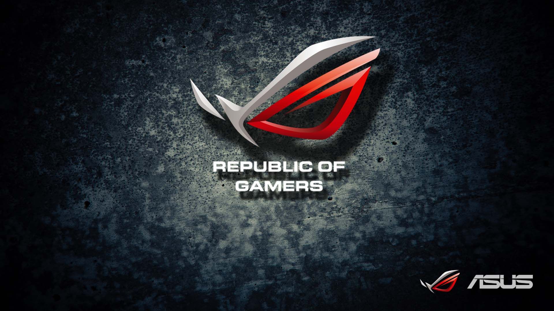 Logo ROG Republic of Gamers, 1920x1080 Full HD, PC Desktop