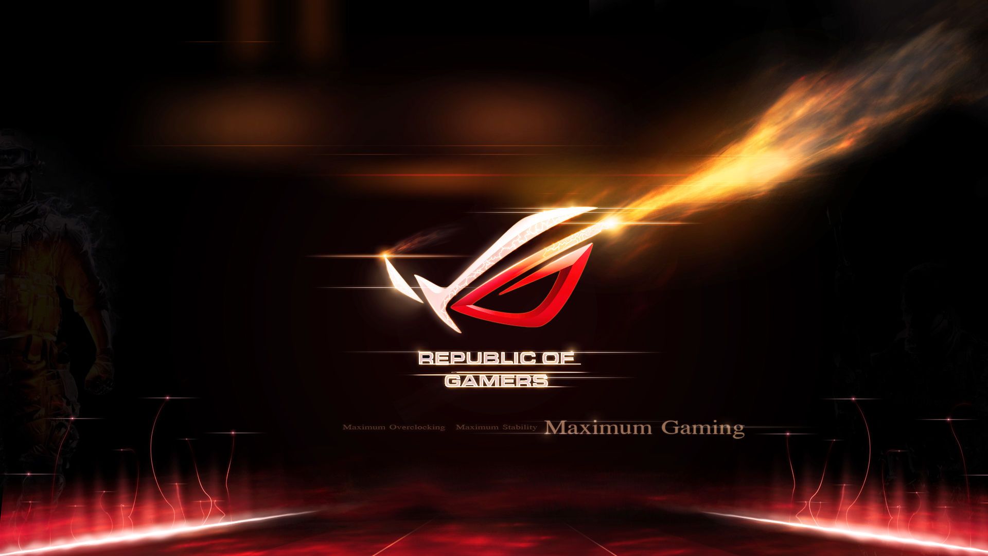 Logo ROG Republic of Gamers, ASUS, 1920x1080 1080p, Desktop