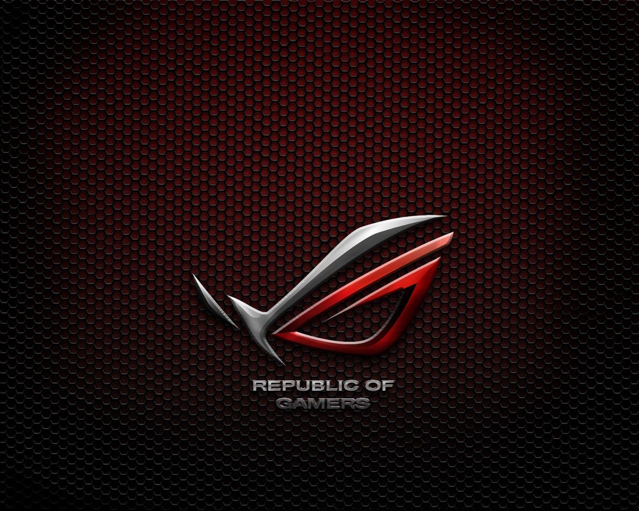 Logo Republic of Gamers Asus, 1280x1024 720p, PC