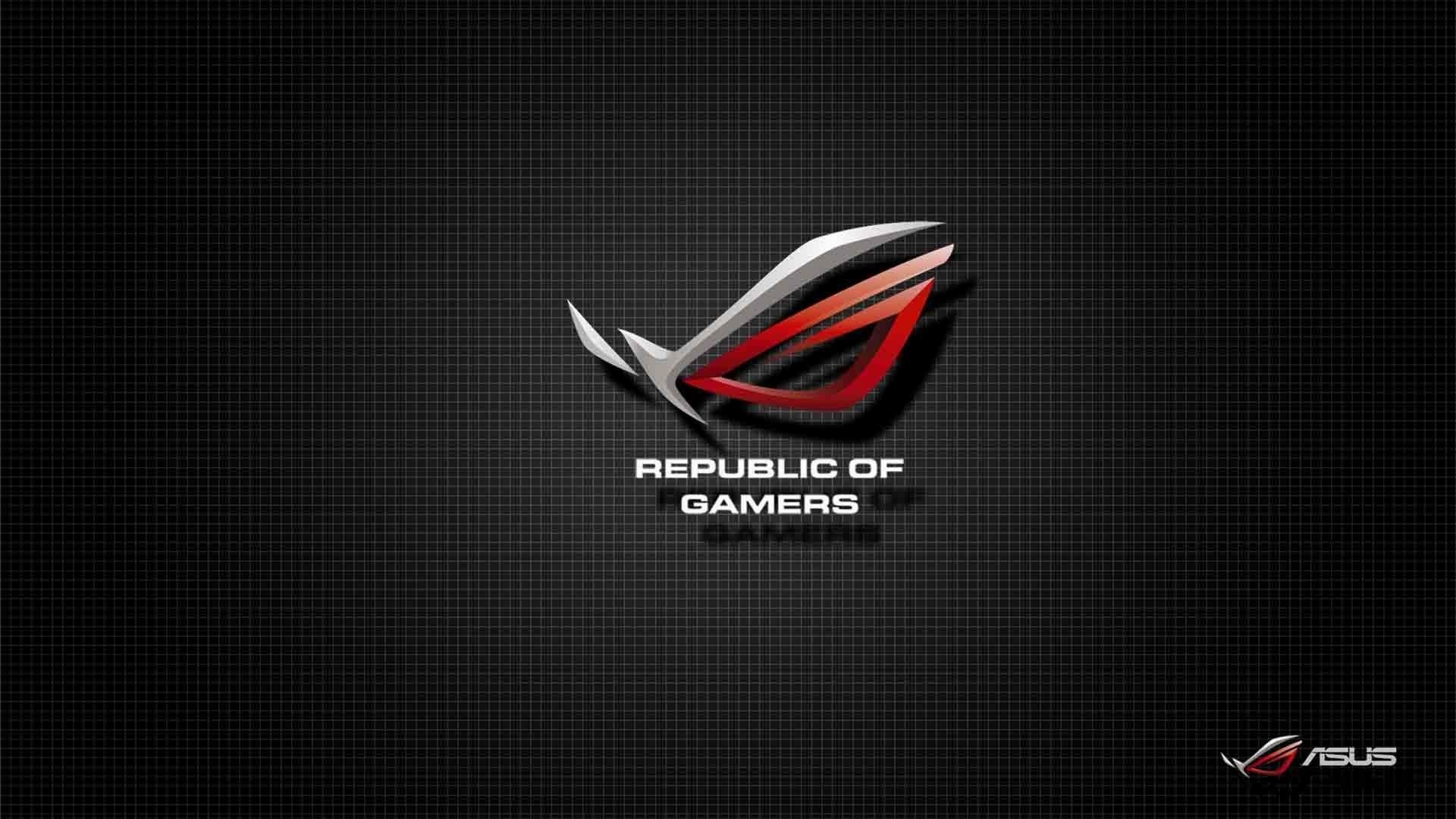Logo Republic of Gamers Asus, 1920x1080 Full HD, PC