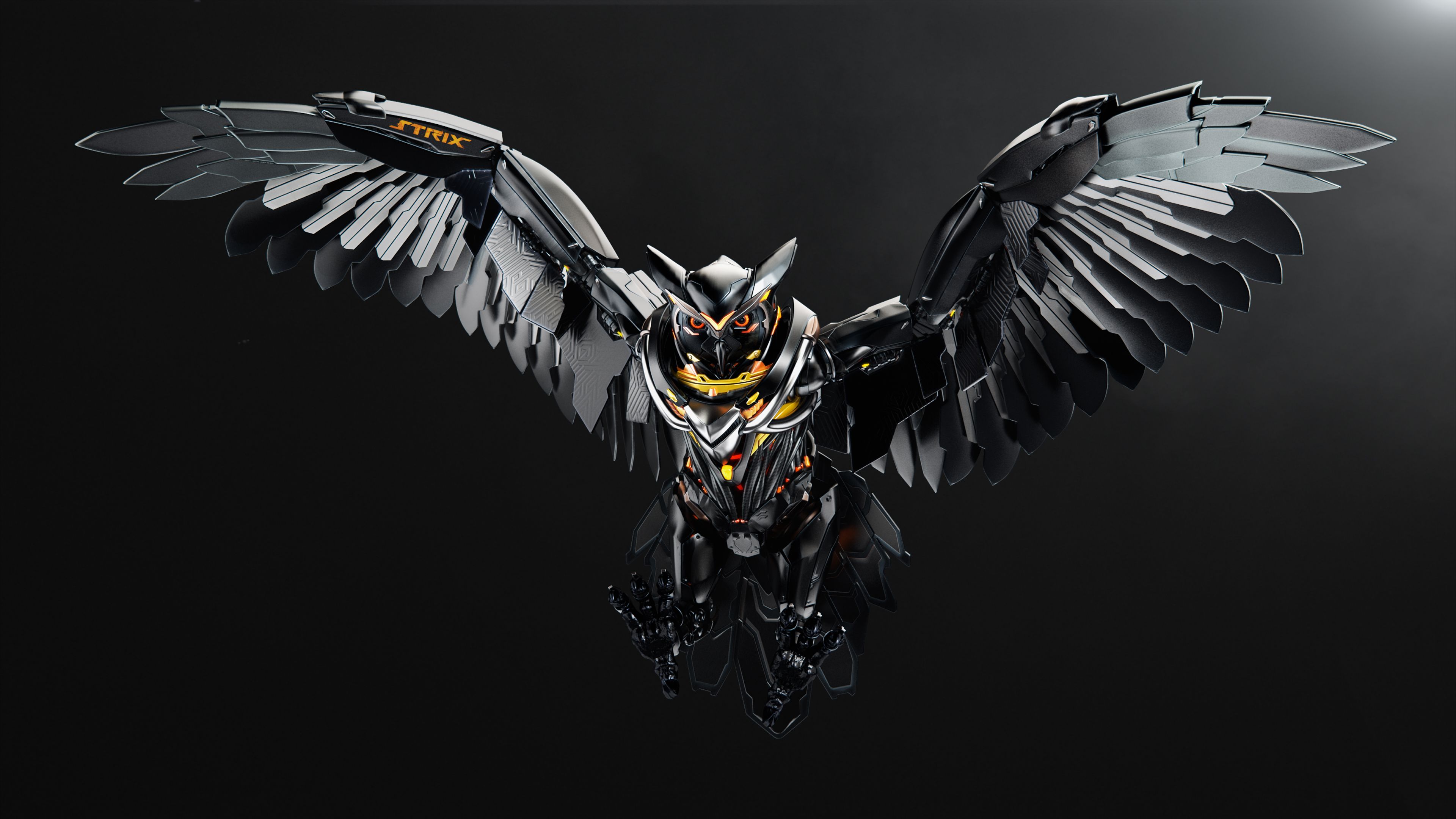 Gufo robotico ROG Strix, Republic of Gamers, 3840x2161 4K Ultra HD, Monitor 4K