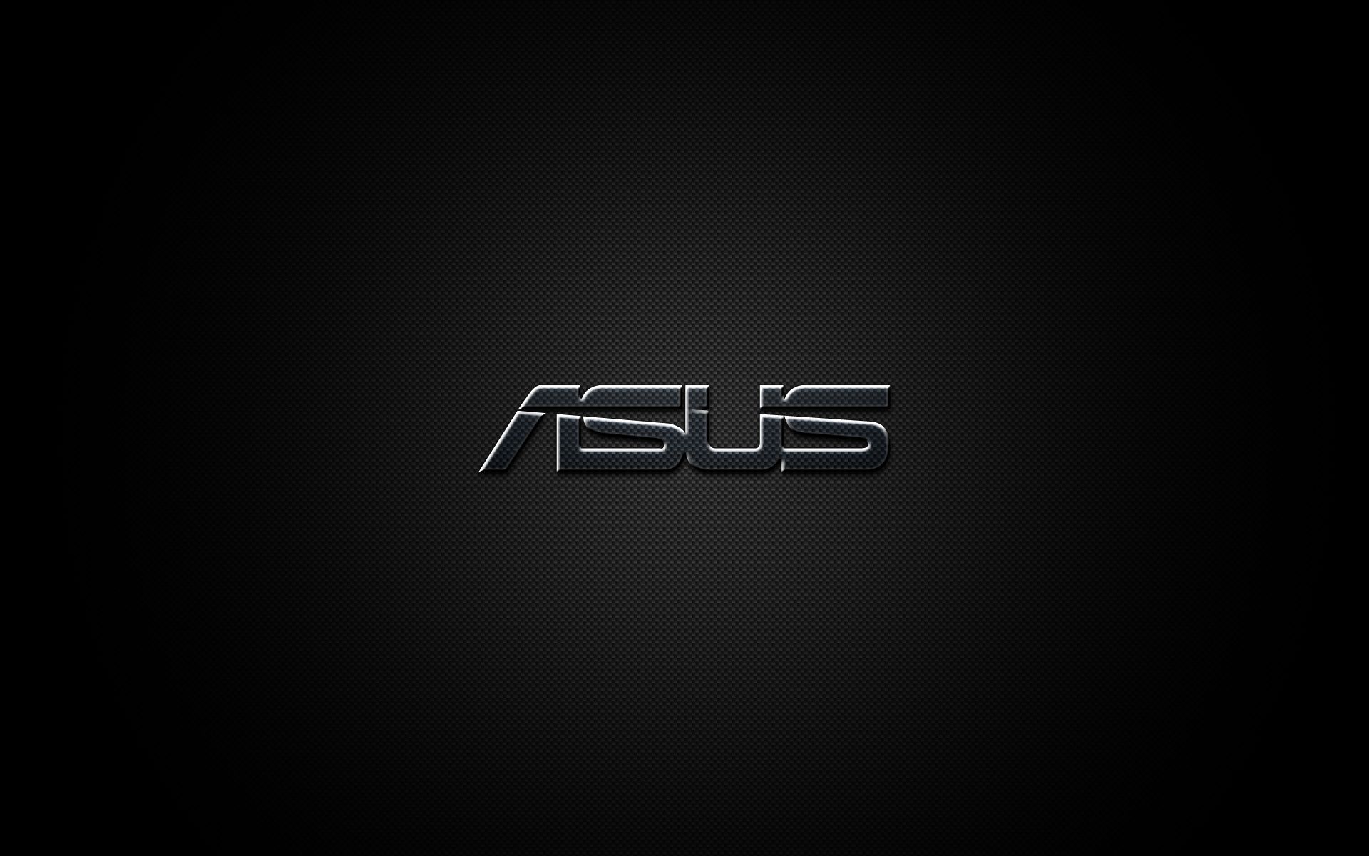 Logo Asus grigio su nero, 1920x1200 Full HD+, Desktop